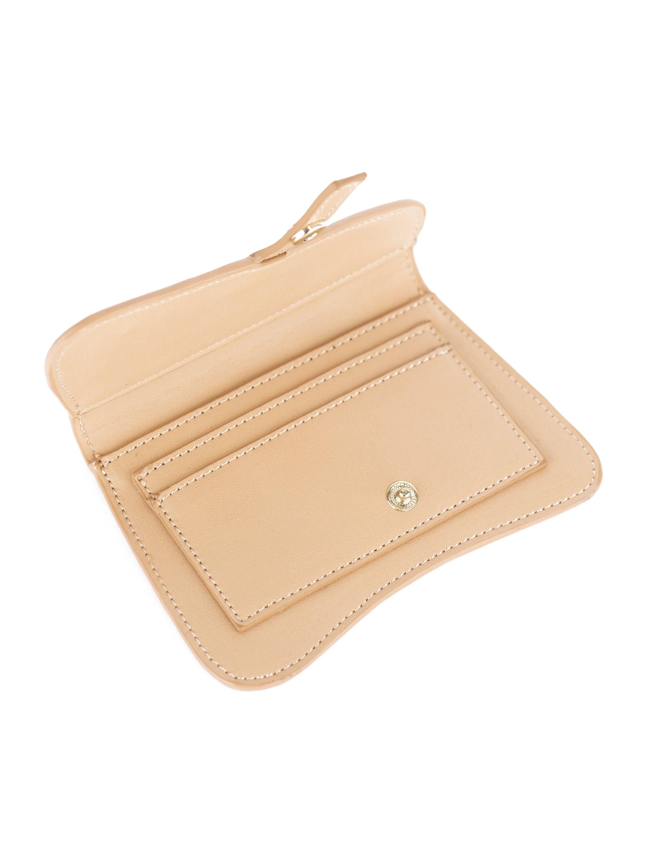 CHARLOTTE CARD HOLDER CARAMEL