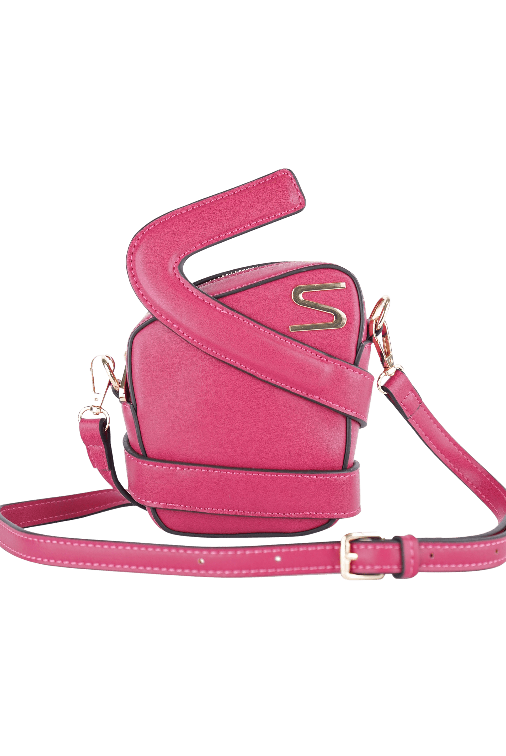 Sterlo Statement Bag (Fuchsia)