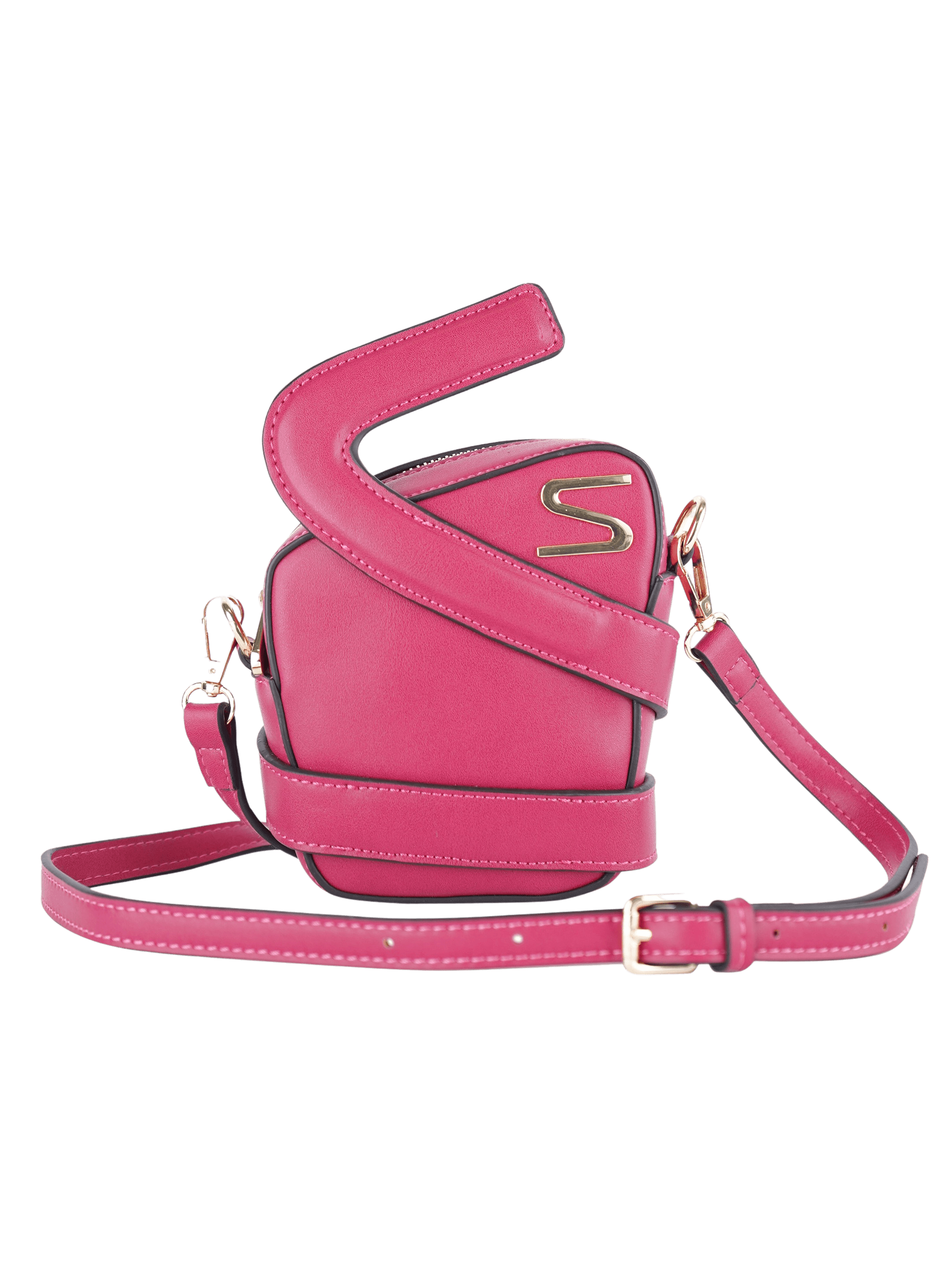 Sterlo Statement Bag (Fuchsia)