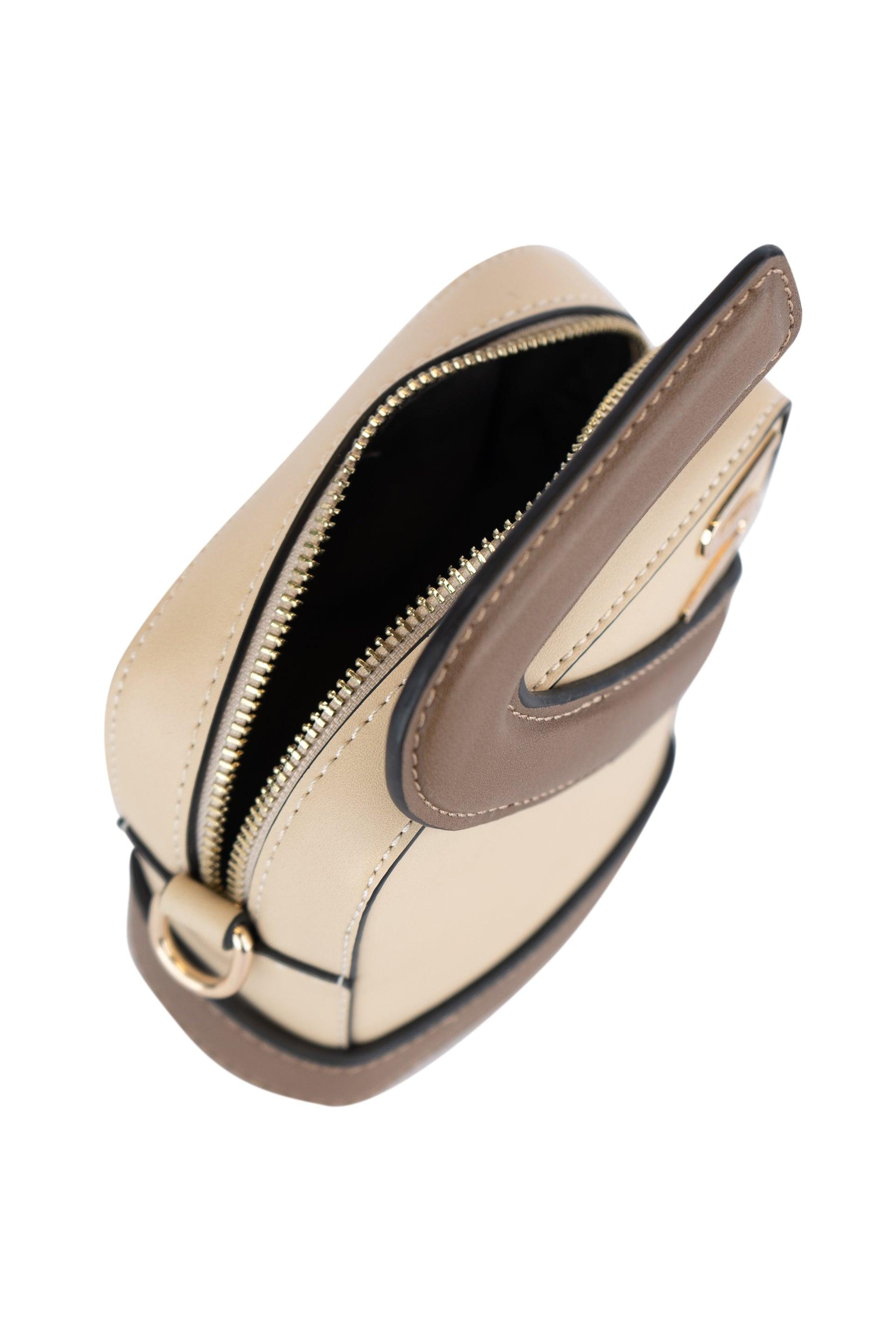 Sterlo Statement Cream Bag - Zip