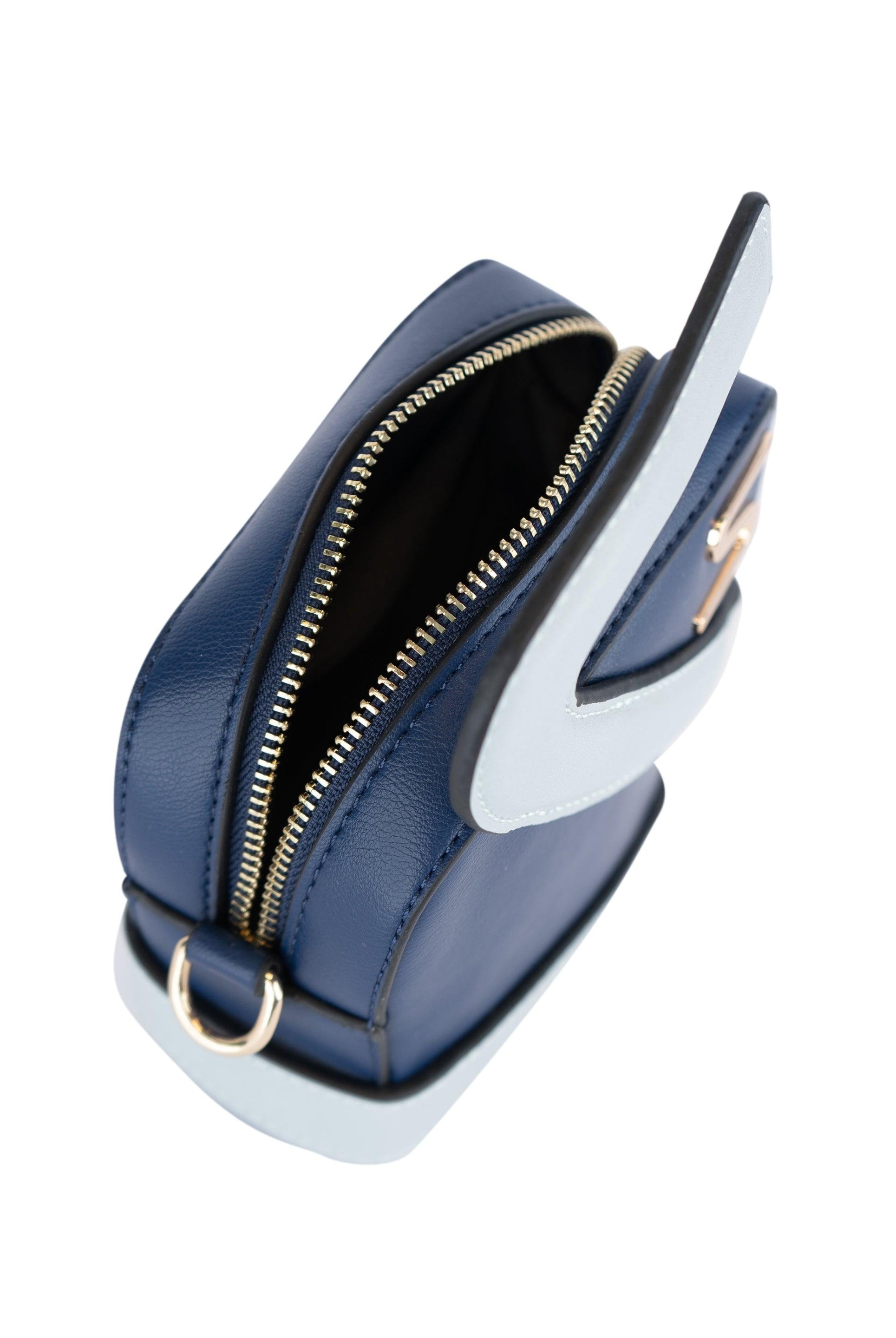 Sterlo Statement Navy Bag - Zipper