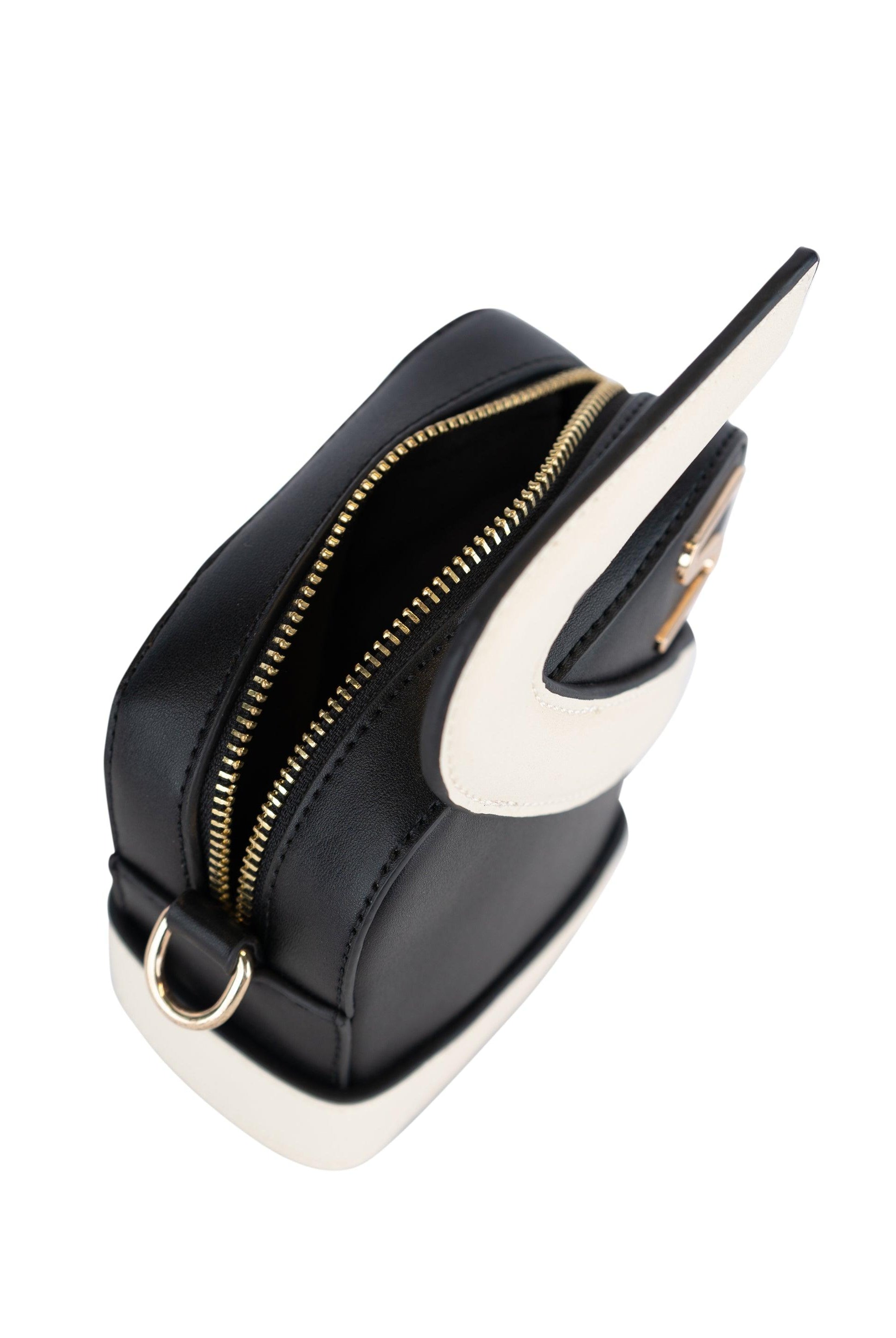 Sterlo Statement Bag (Black) - Zip