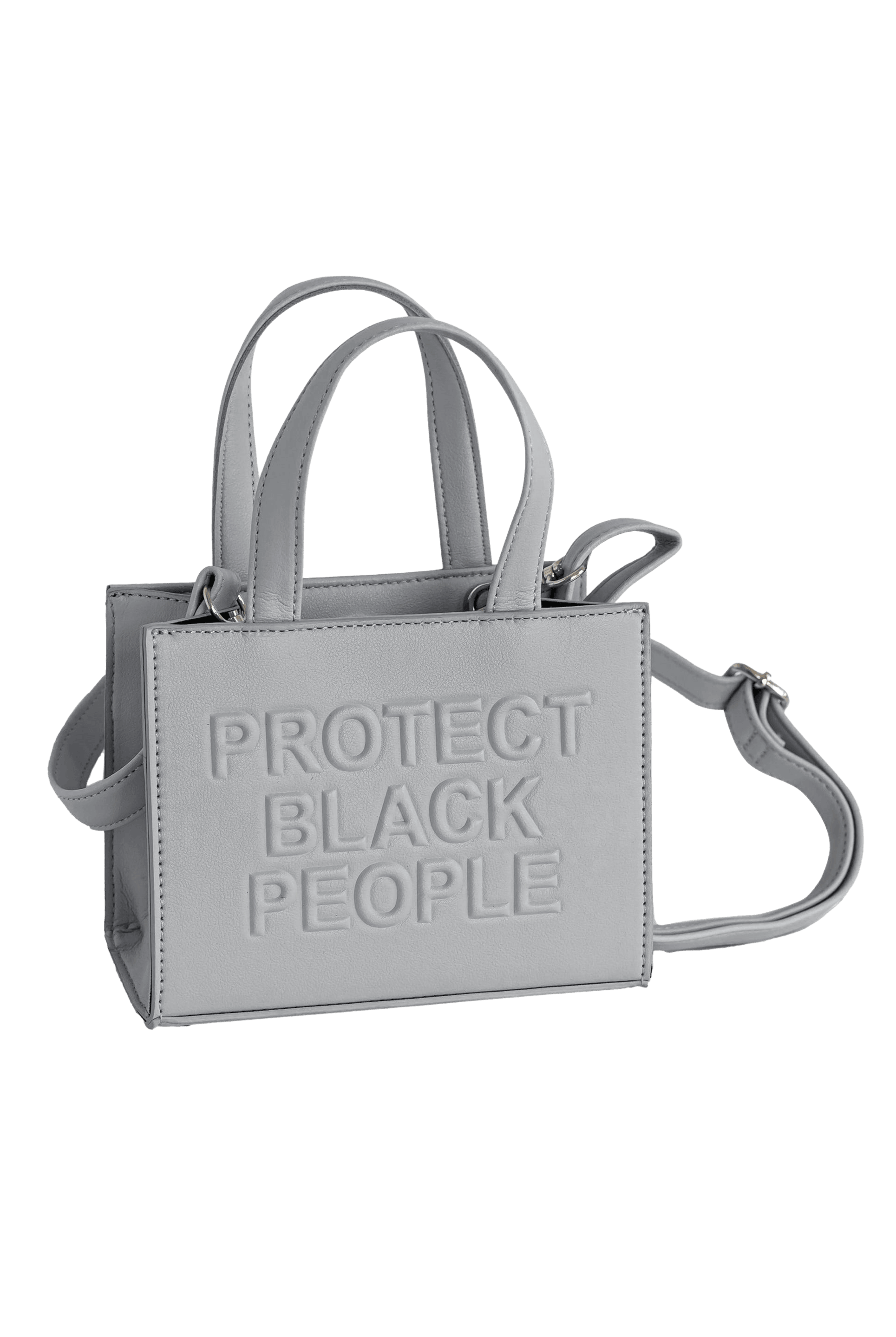 PBP - VEGAN LEATHER MINI BAG (SMOKE)