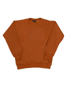 PBP CREWNECK SWEATSHIRT (BROWN) - 3D EMBROIDERY