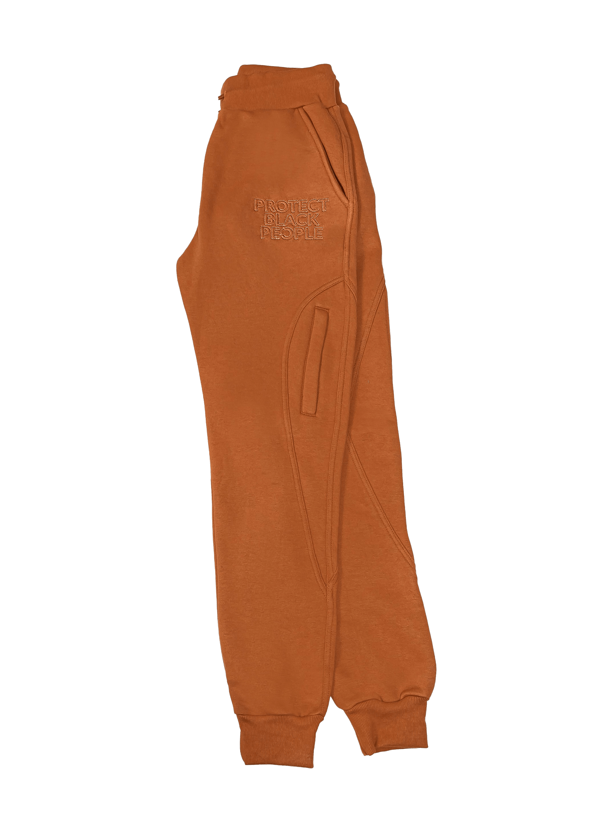 PBP SWEATPANTS (BROWN) - 3D EMBROIDERY