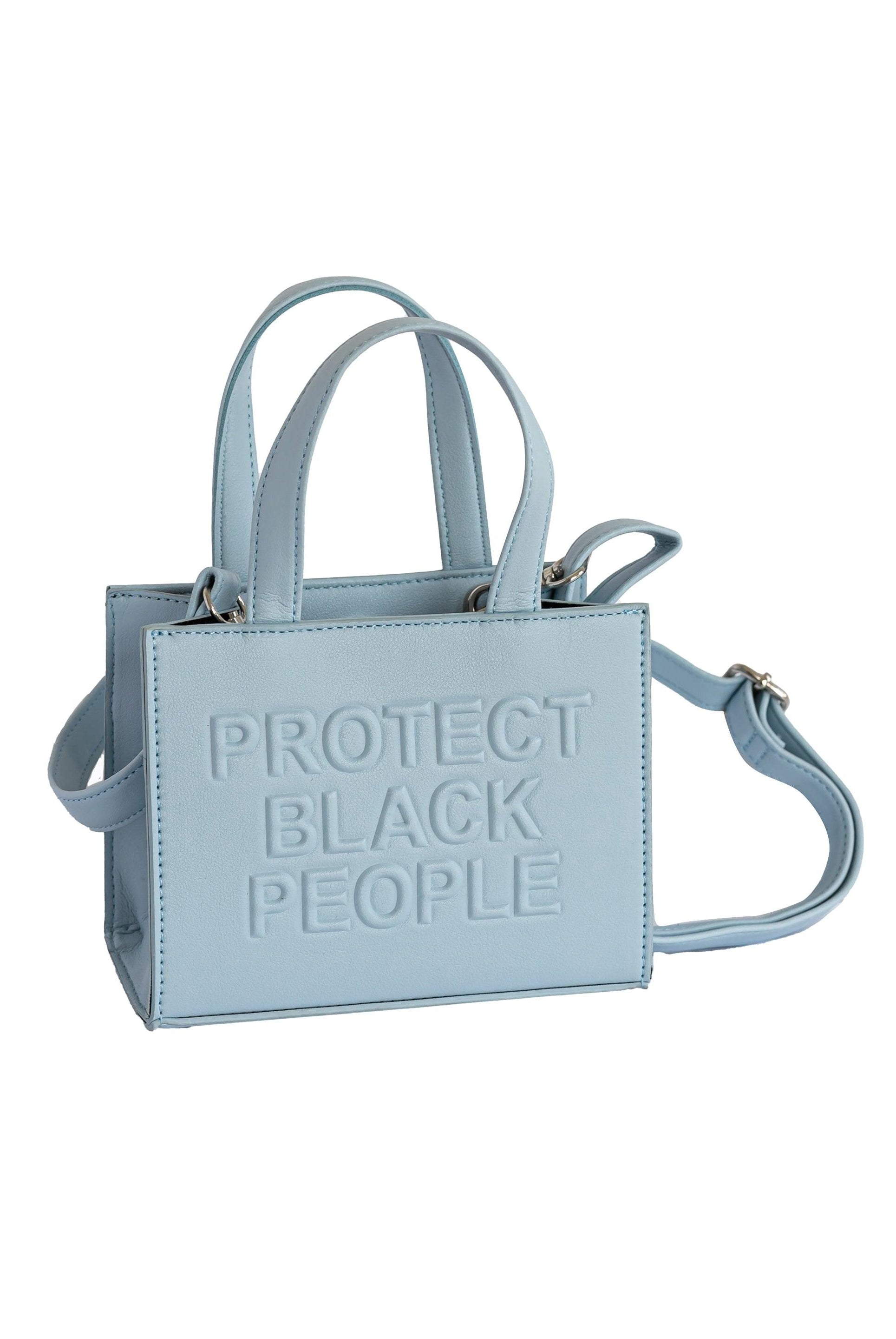 PBP - VEGAN LEATHER MINI BAG (POWDER BLUE)