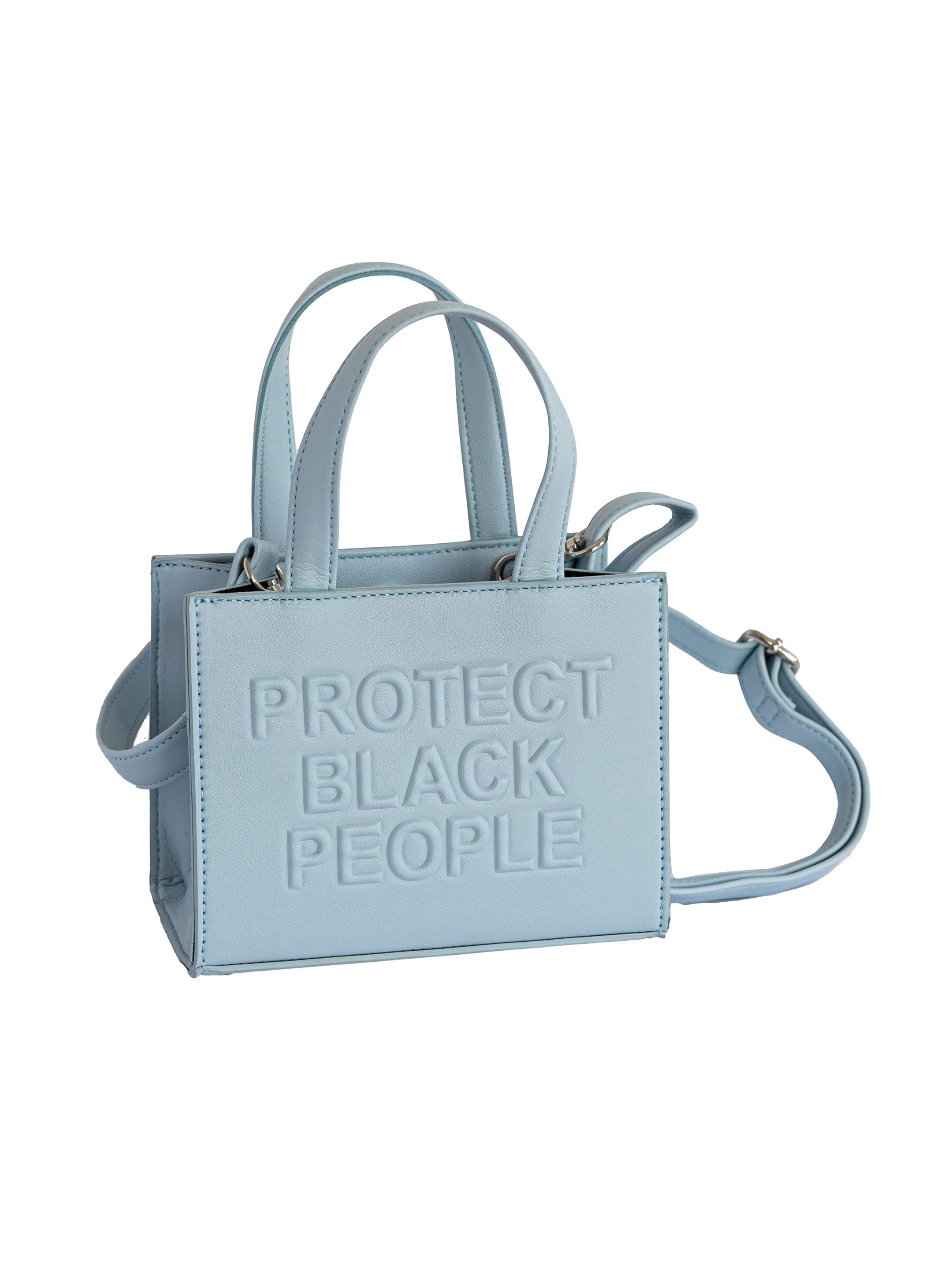 PBP - VEGAN LEATHER MINI BAG (POWDER BLUE)