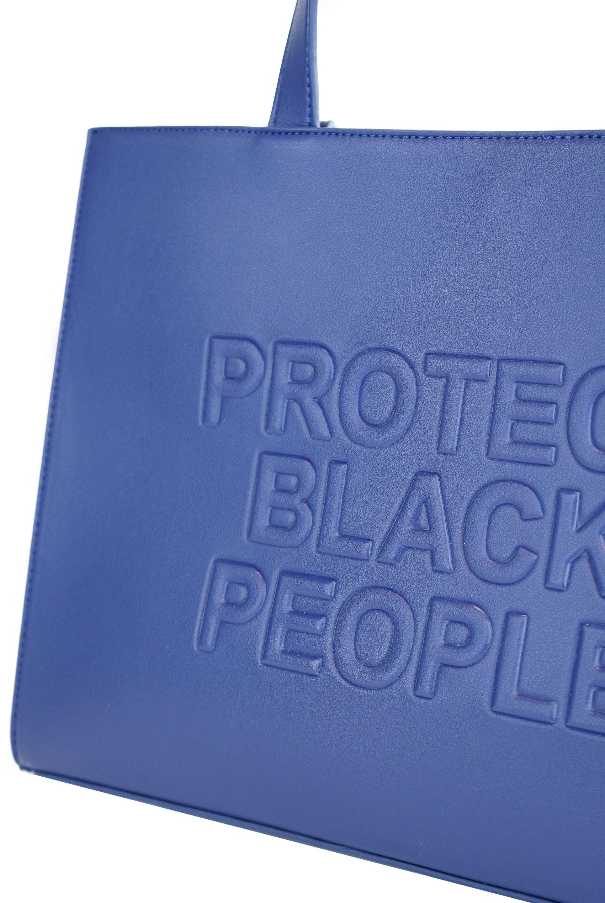 VEGAN LEATHER COBALT BAG