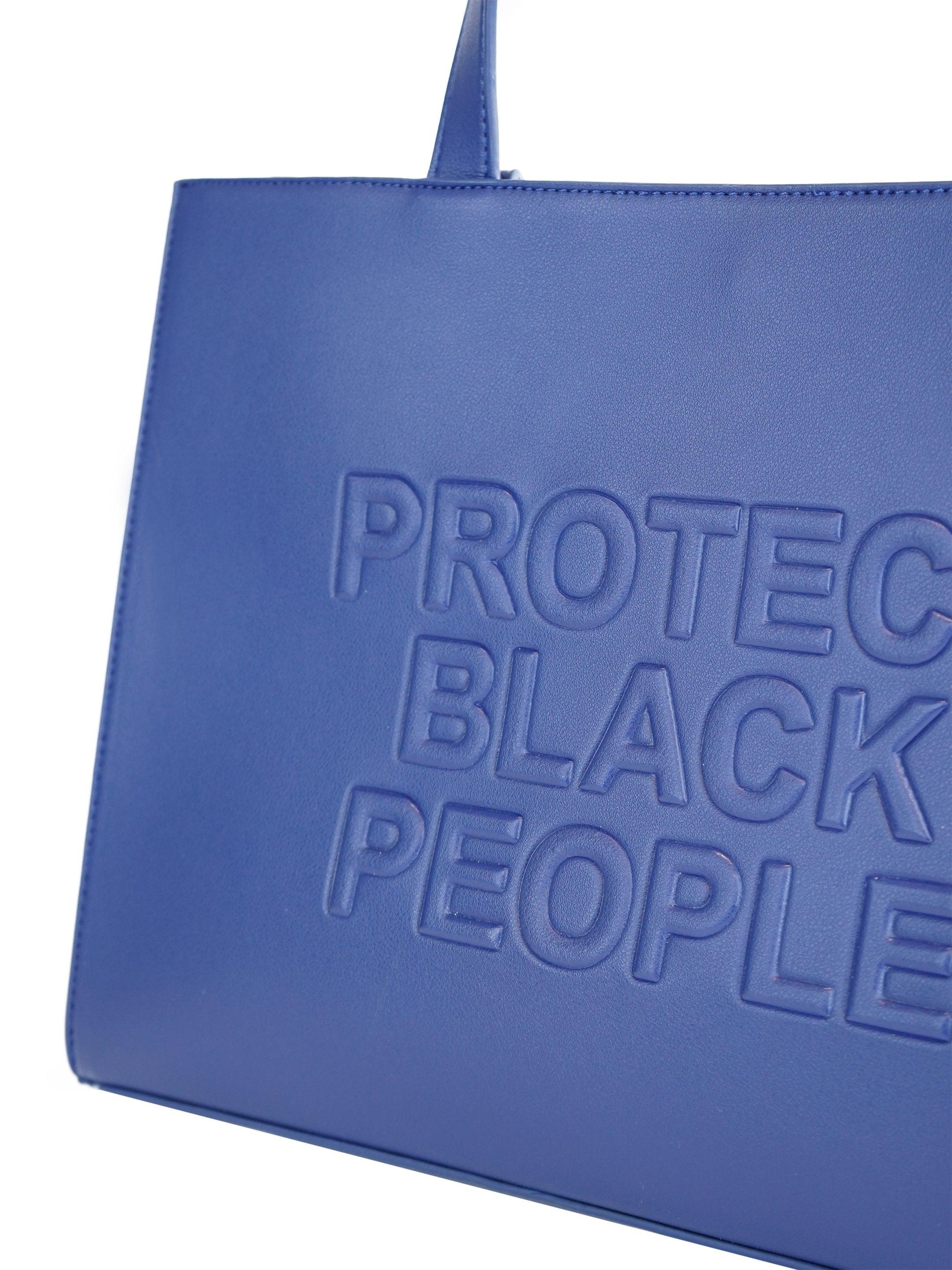 VEGAN LEATHER COBALT BAG