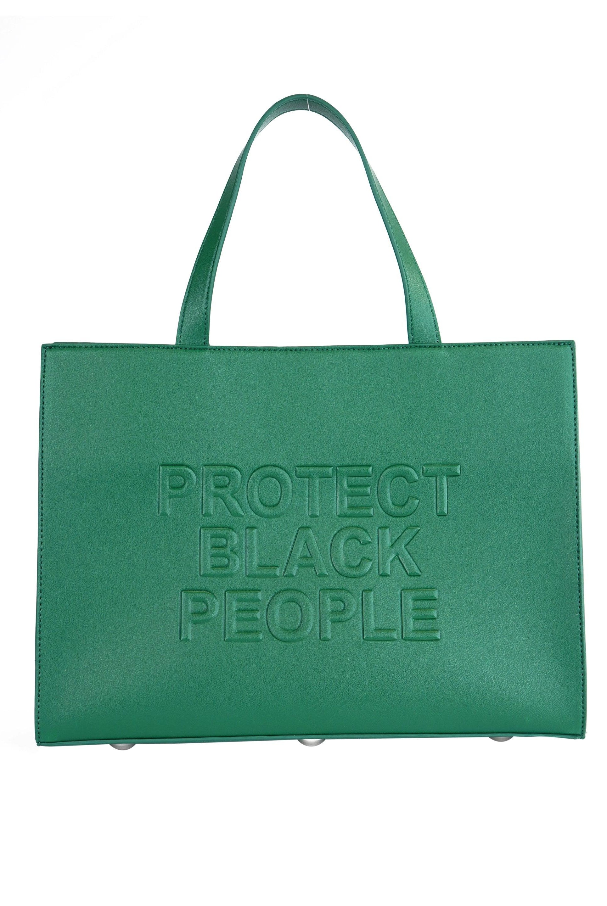 VEGAN LEATHER GREEN BAG