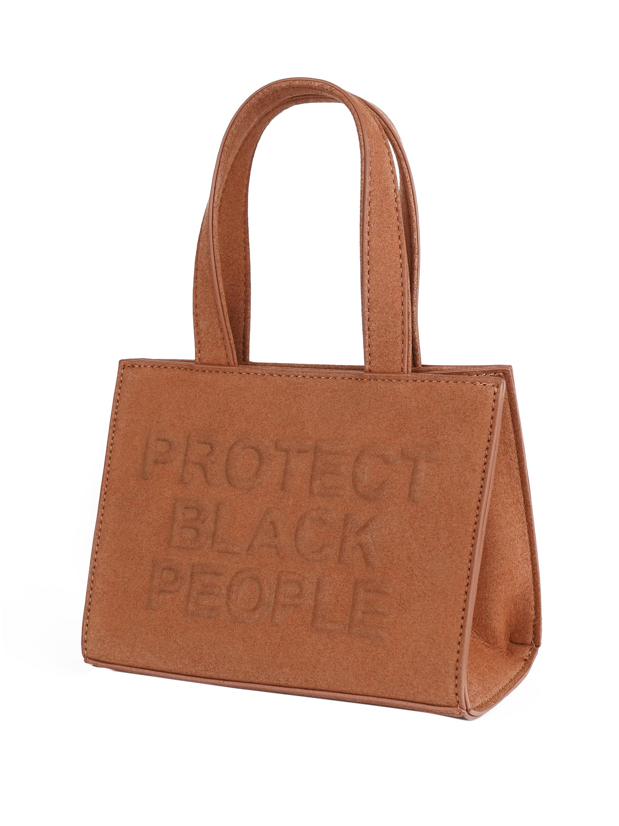 SUEDE MINI BAG (COGNAC)