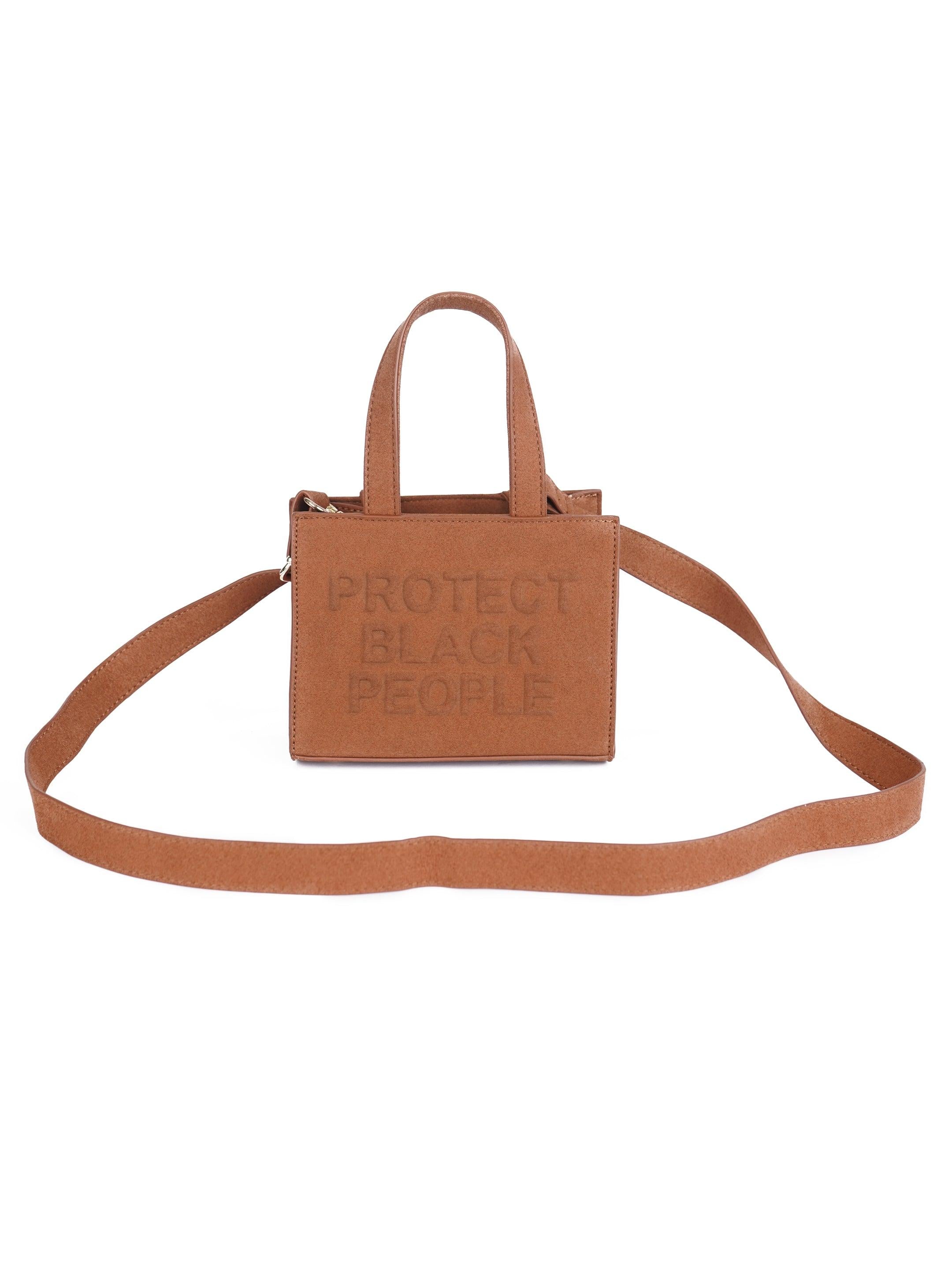 PBP - SUEDE MINI BAG (COGNAC)