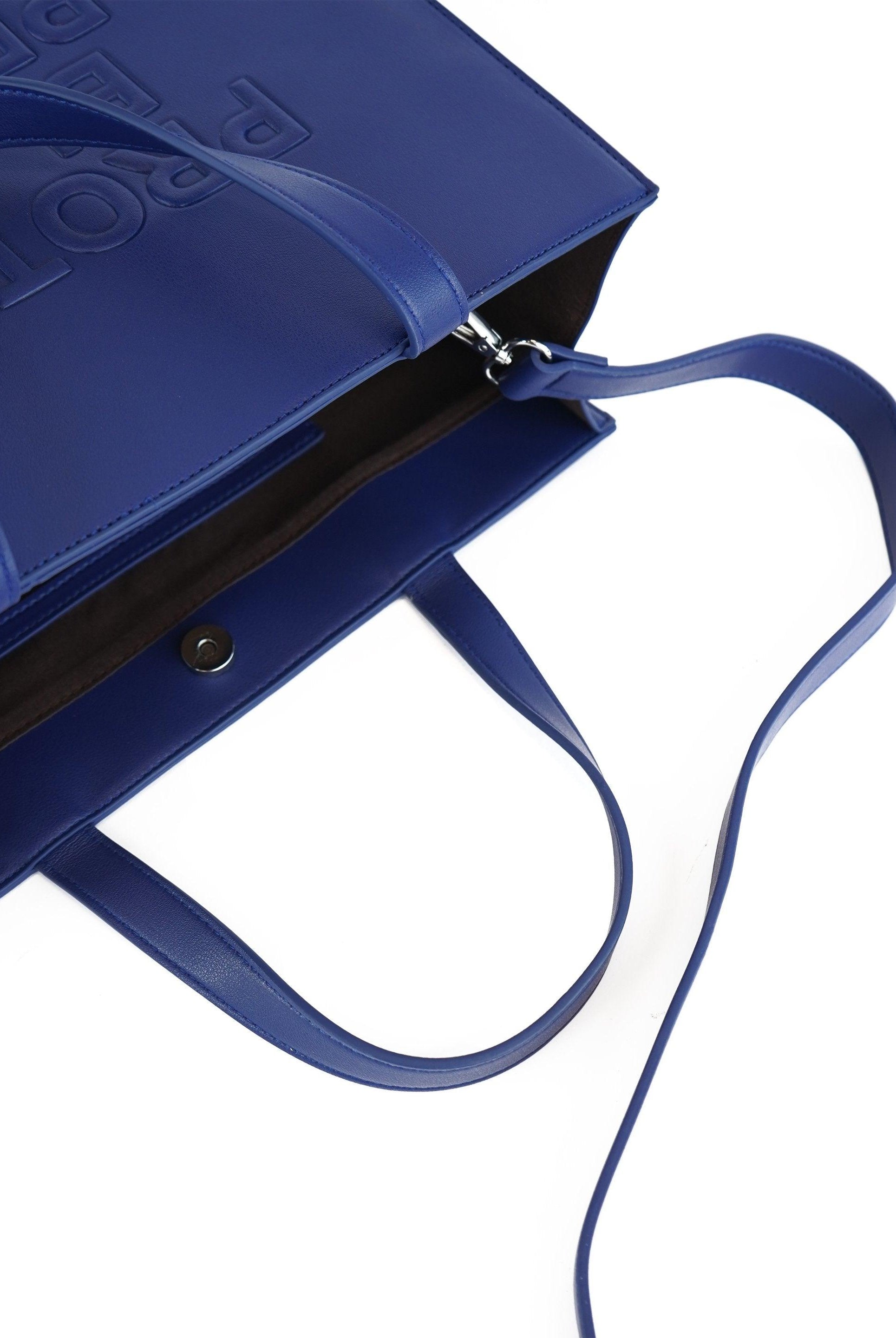 Leather Cobalt Handbag