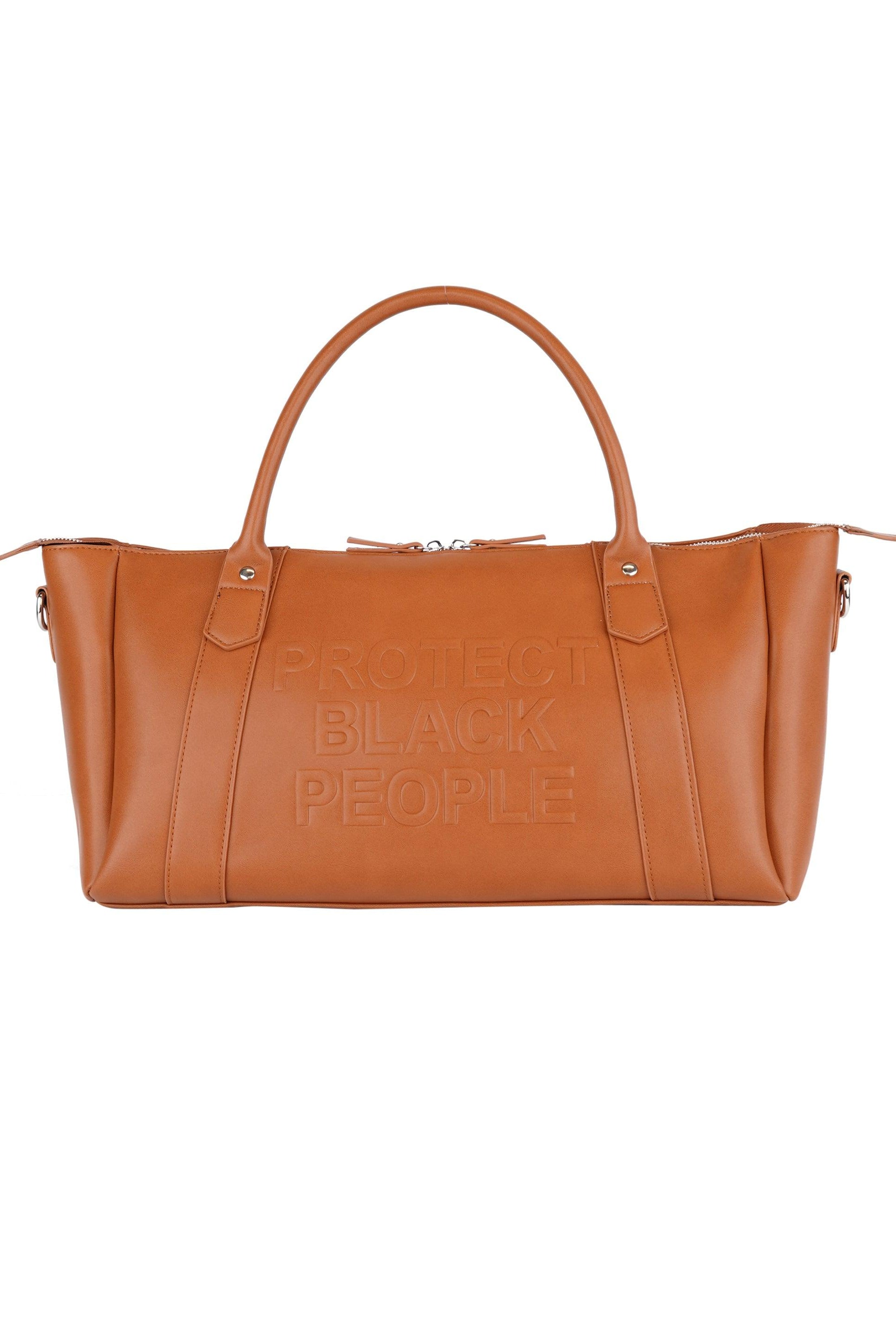 Vegan Leather Duffle Bag