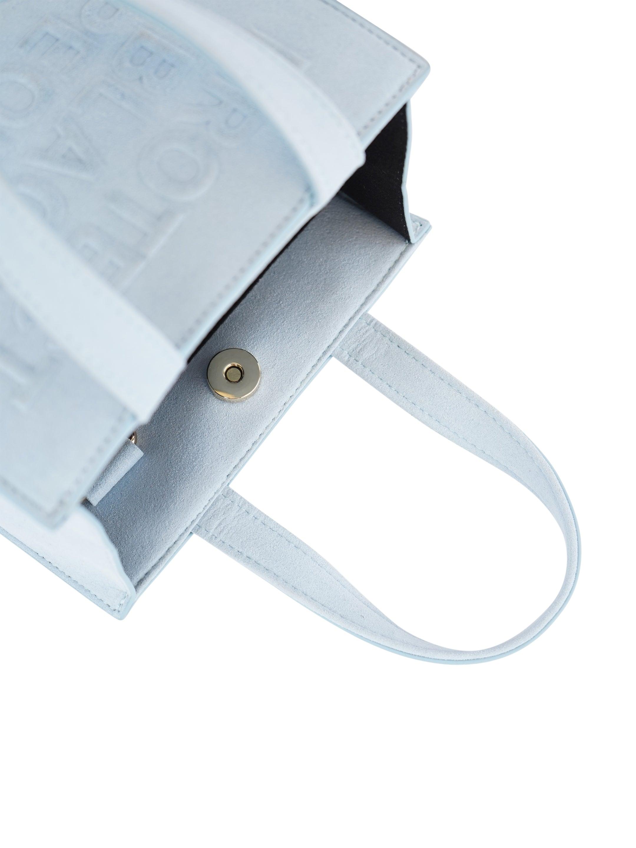 Protect Black People - Suede Mini Bag (Glacier)