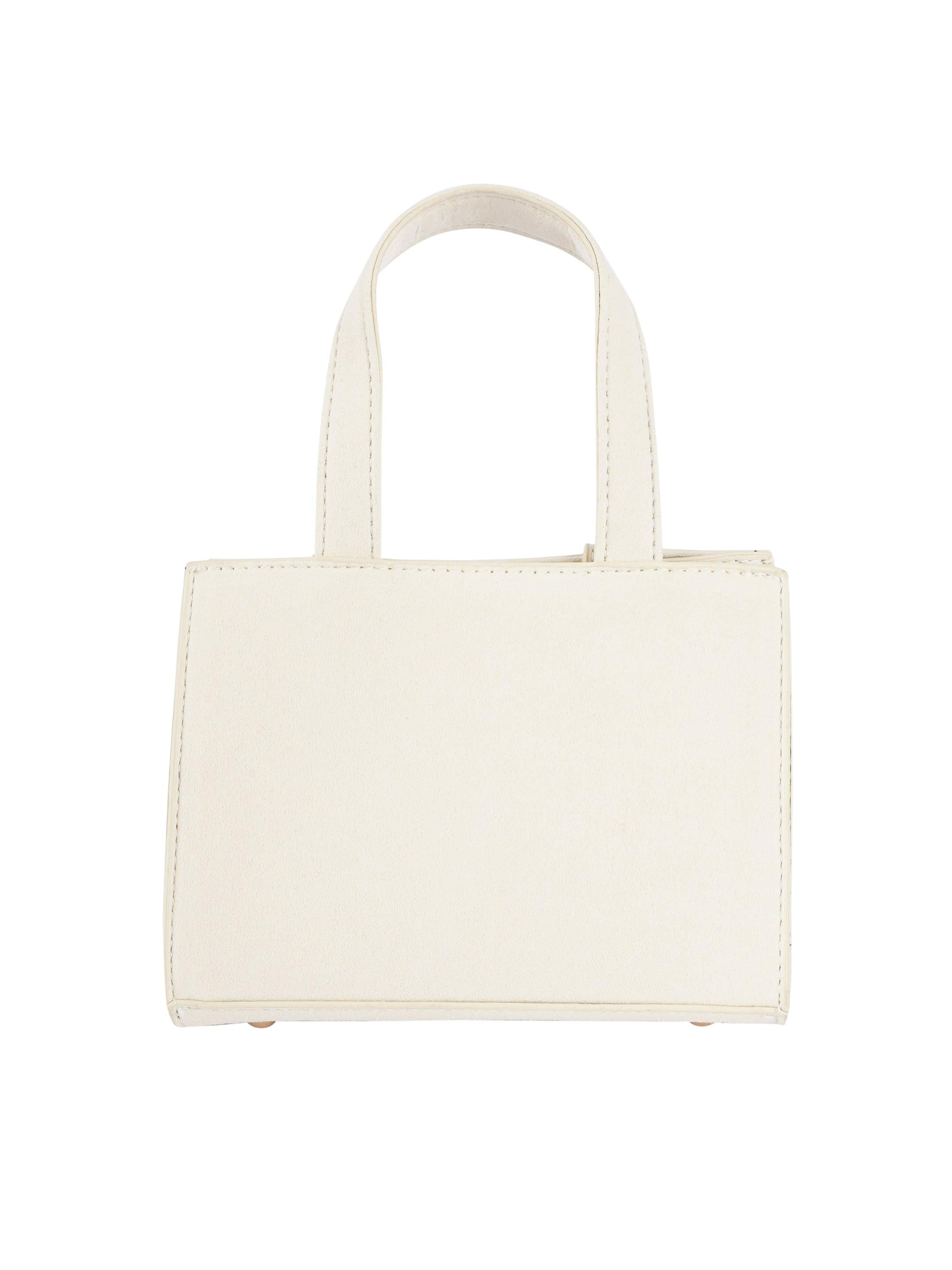 PBP EGGNOG SUEDE MINI BAG