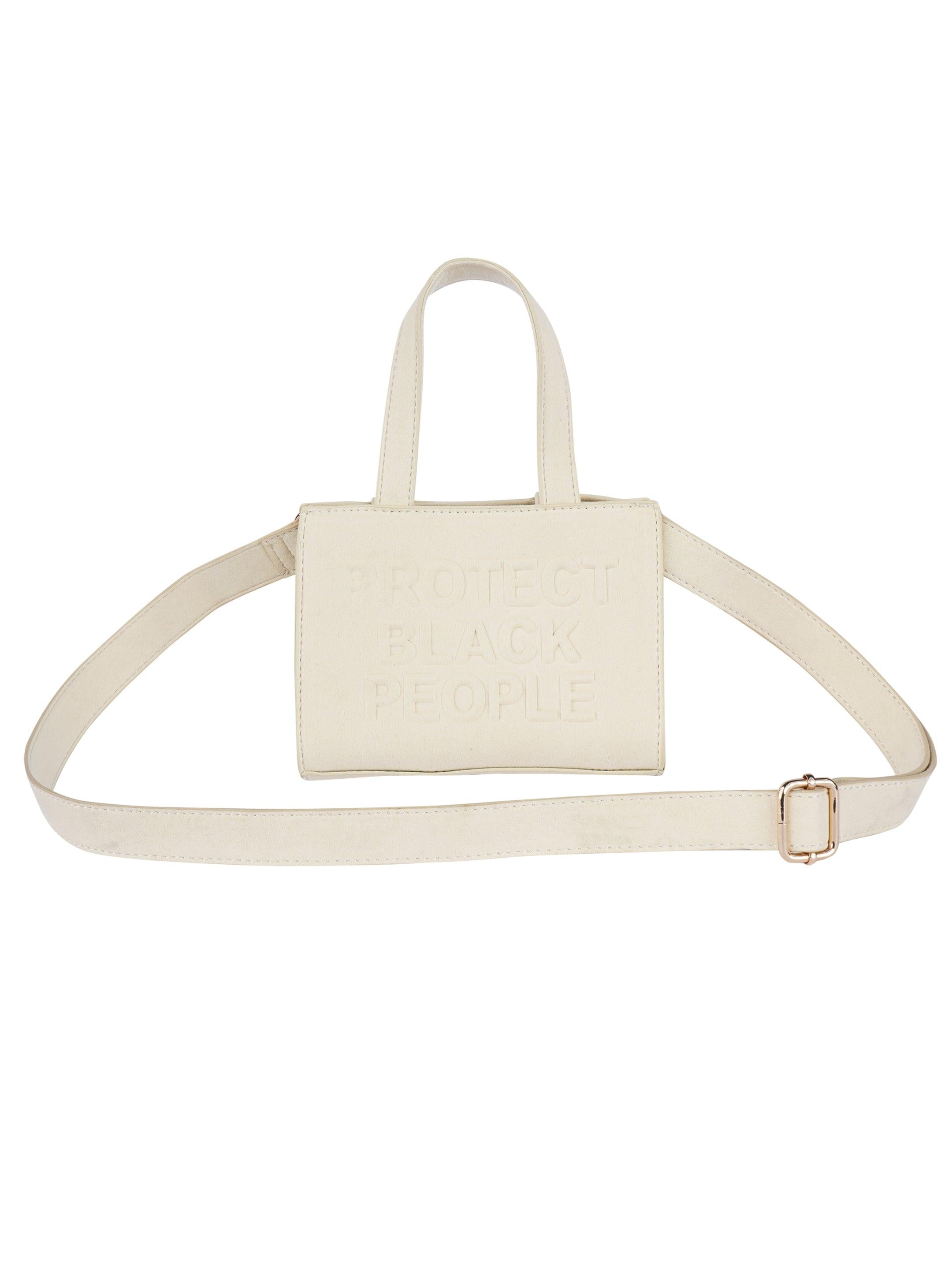 PBP - SUEDE MINI BAG (EGGNOG)