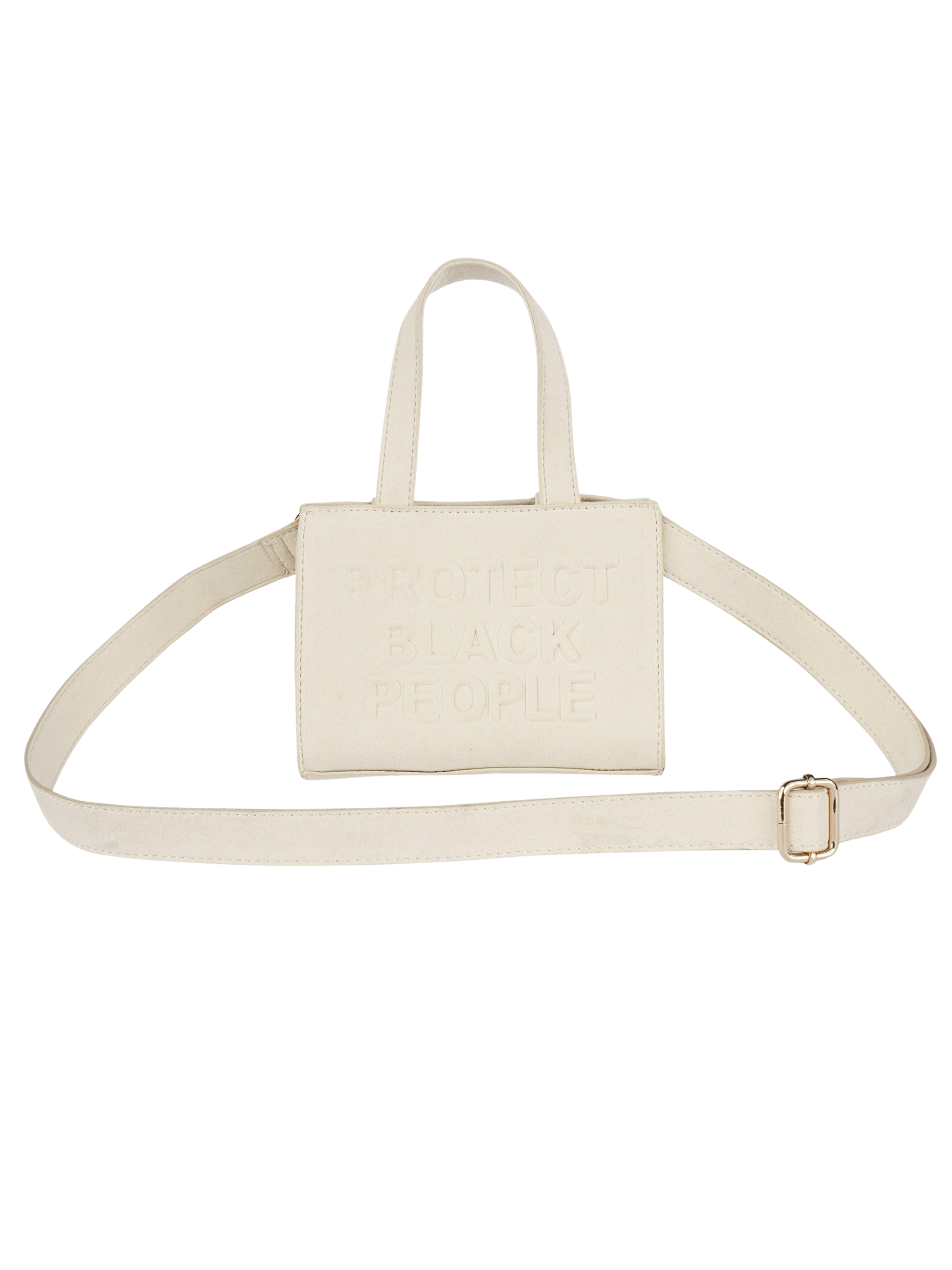 PBP - SUEDE MINI BAG (EGGNOG)