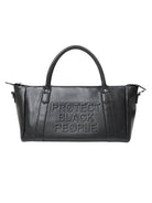 PBP - VEGAN LEATHER DUFFLE BAG (BLACK)