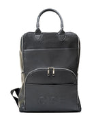 VEGAN LEATHER BACKPACK (BLACK)