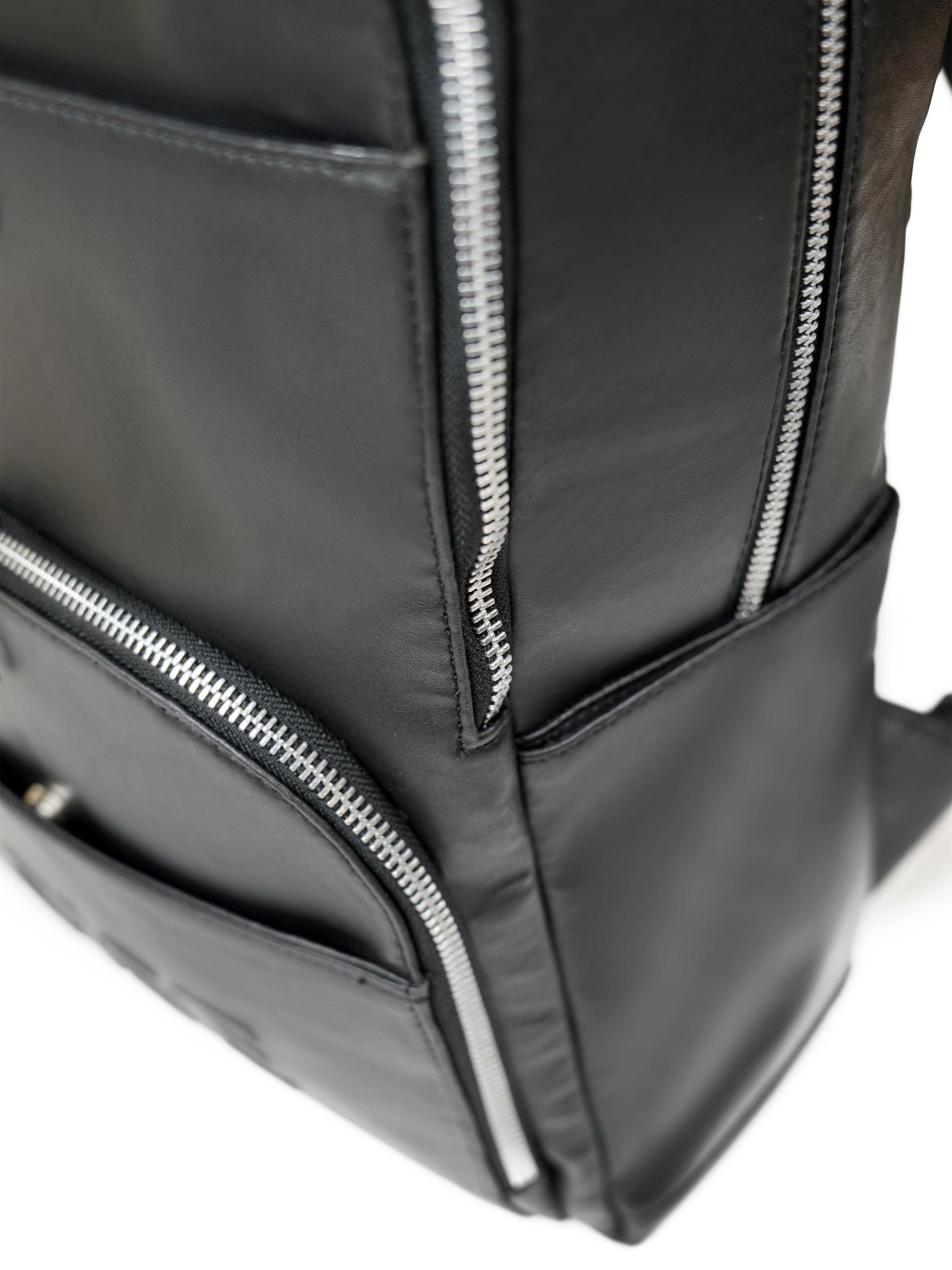 100% vegan leather backpack