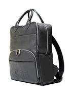 CISE - VEGAN LEATHER BACKPACK (BLACK)
