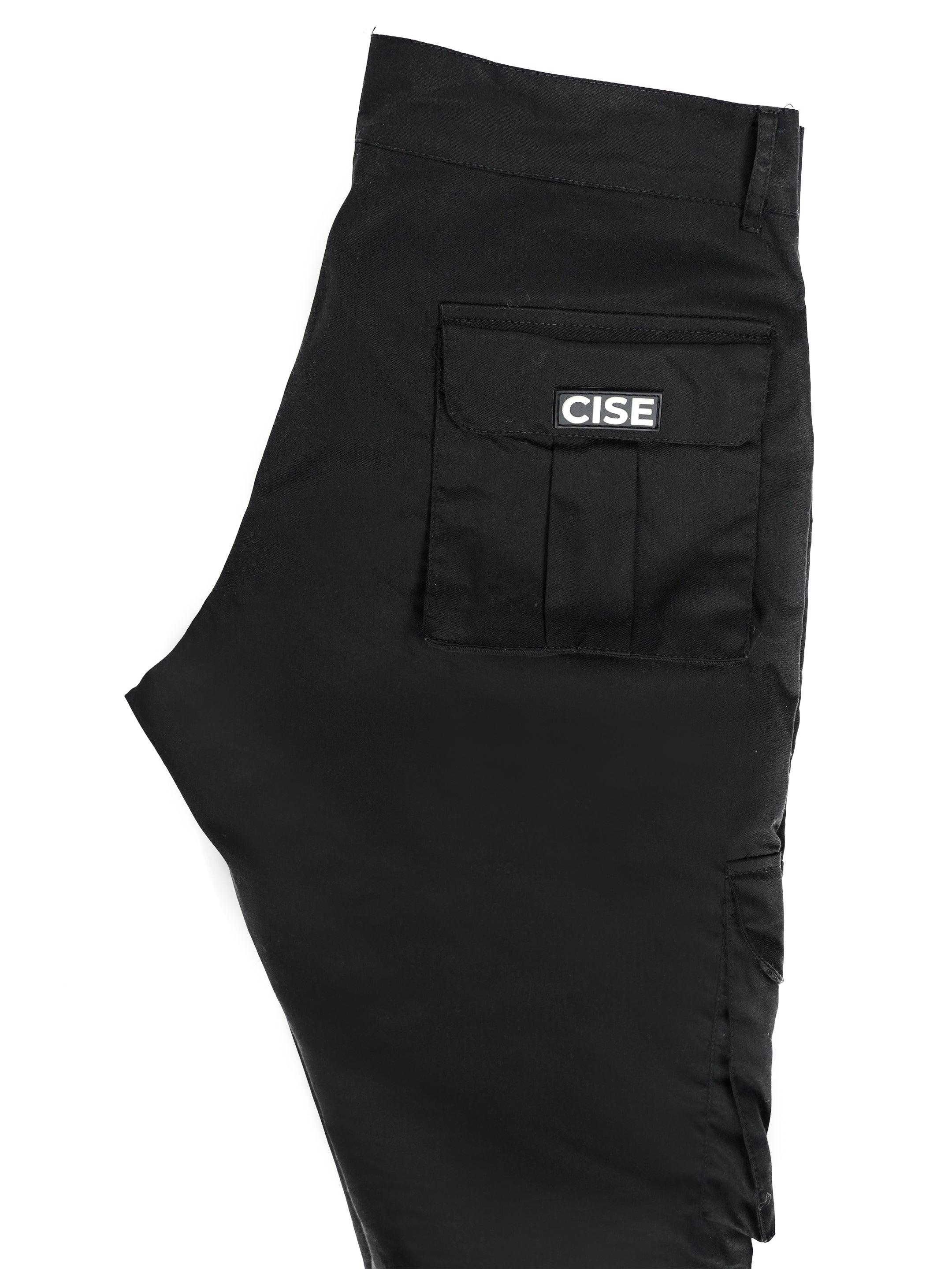 Cargo Black Pant with Six Pockets