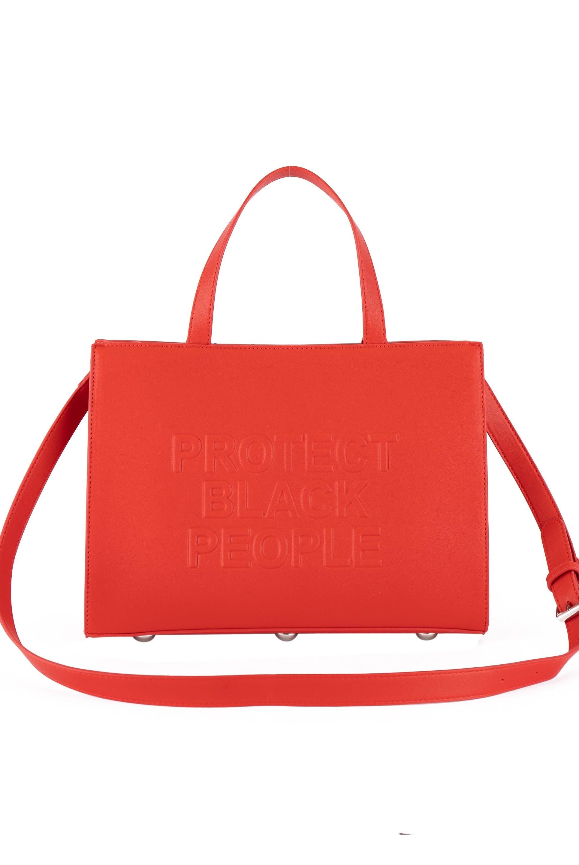 RED LEATHER BAG