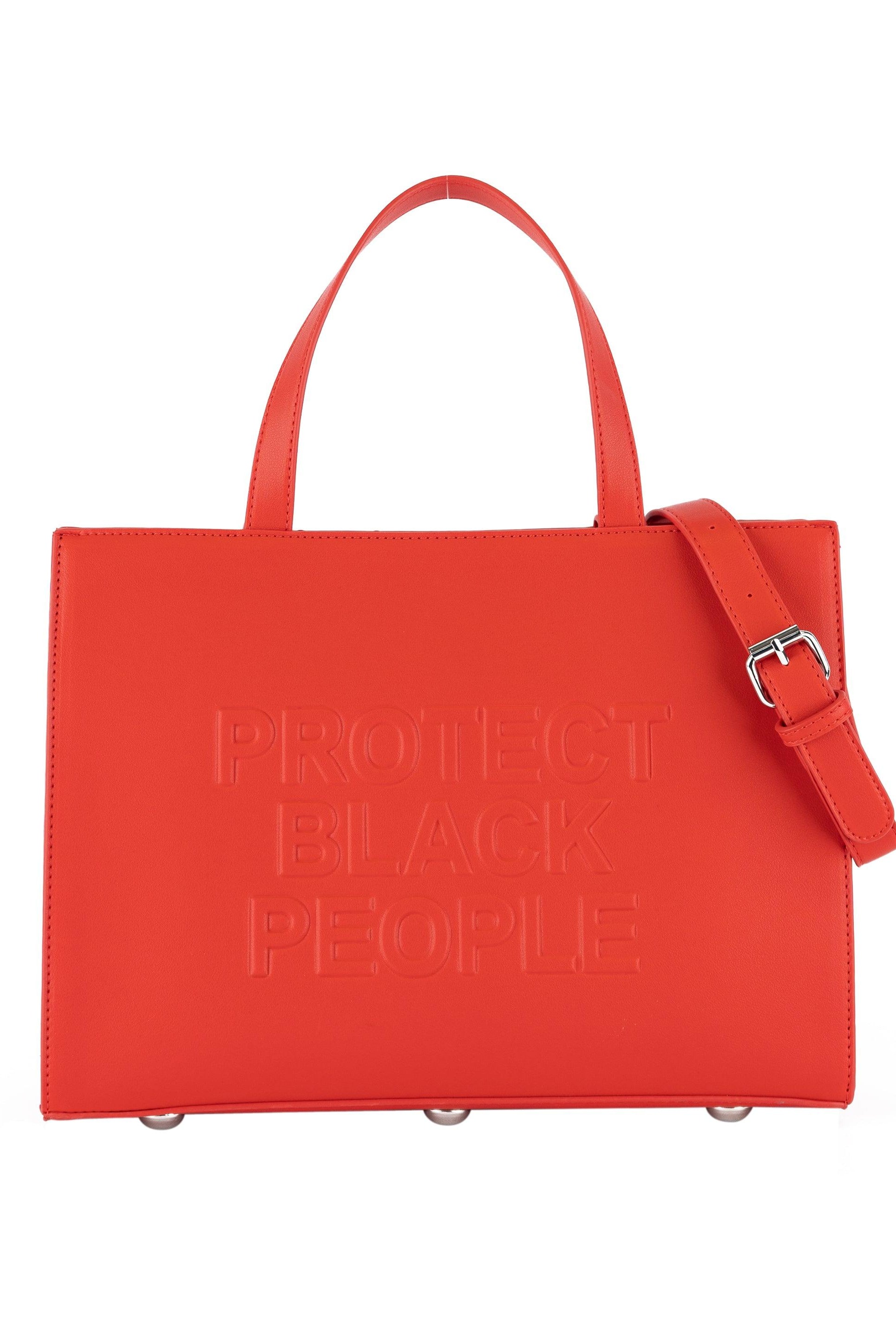 PBP - VEGAN LEATHER BAG (RED)