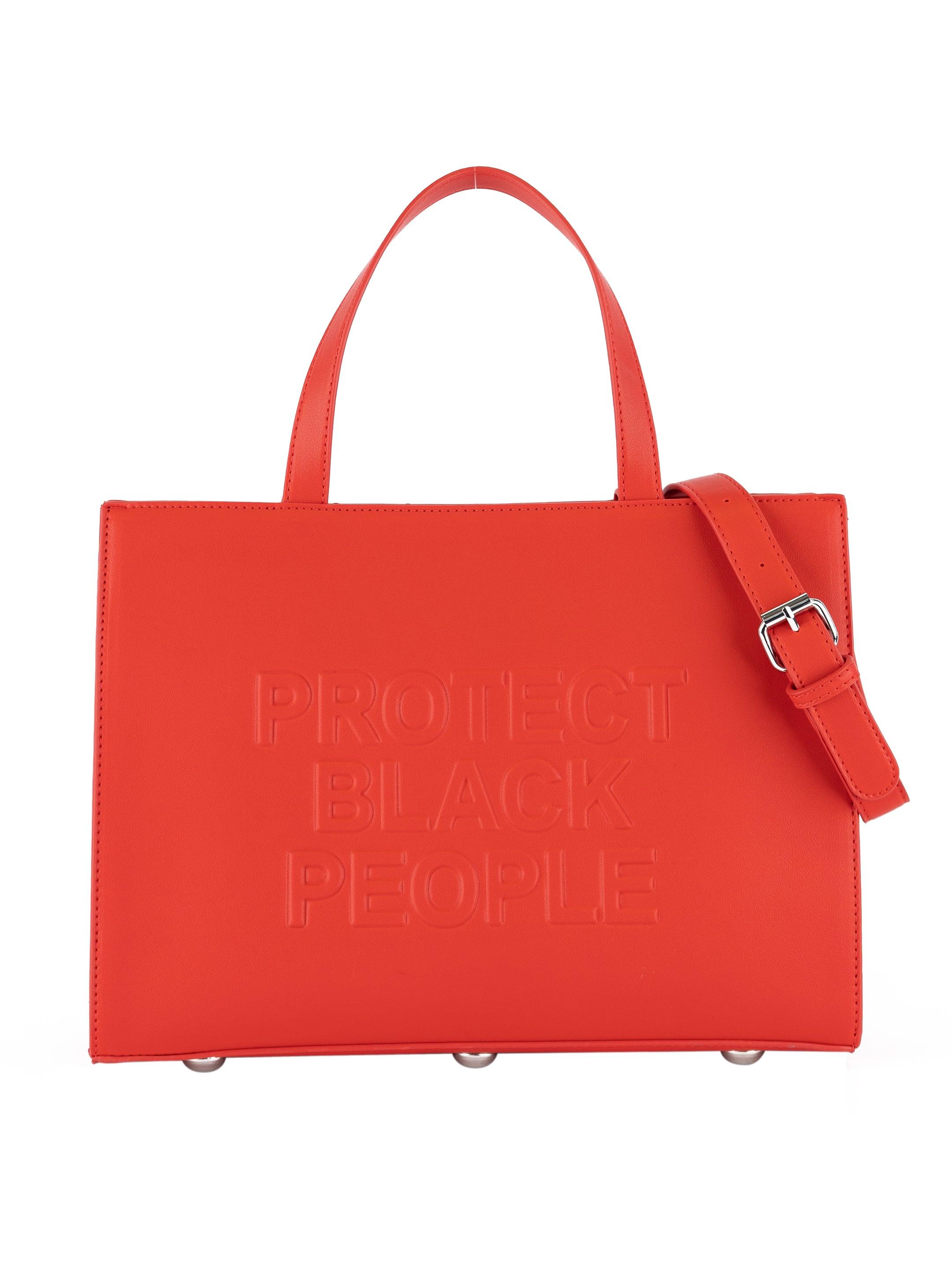 PBP - VEGAN LEATHER BAG (RED)