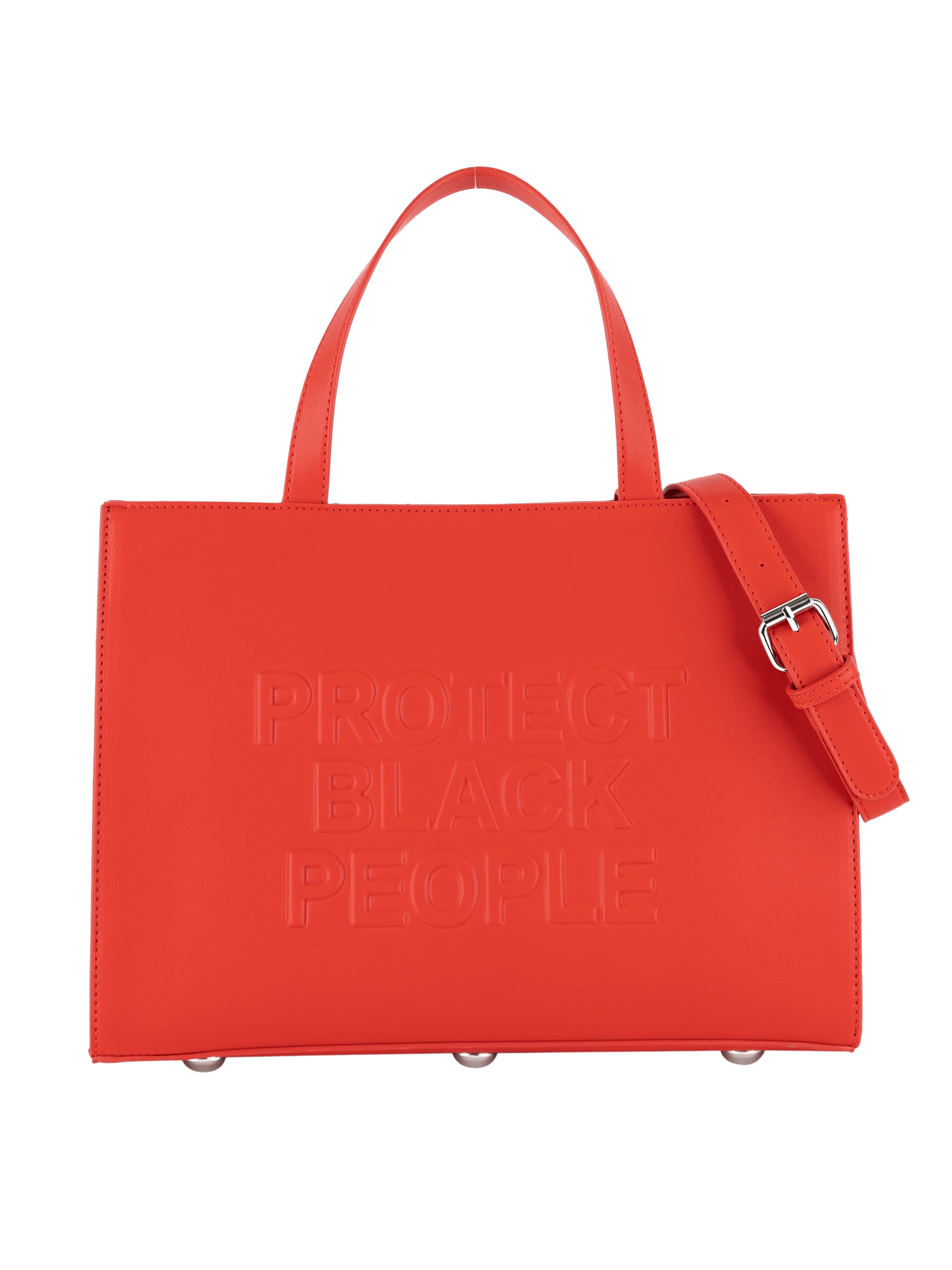 PBP - VEGAN LEATHER BAG (RED)
