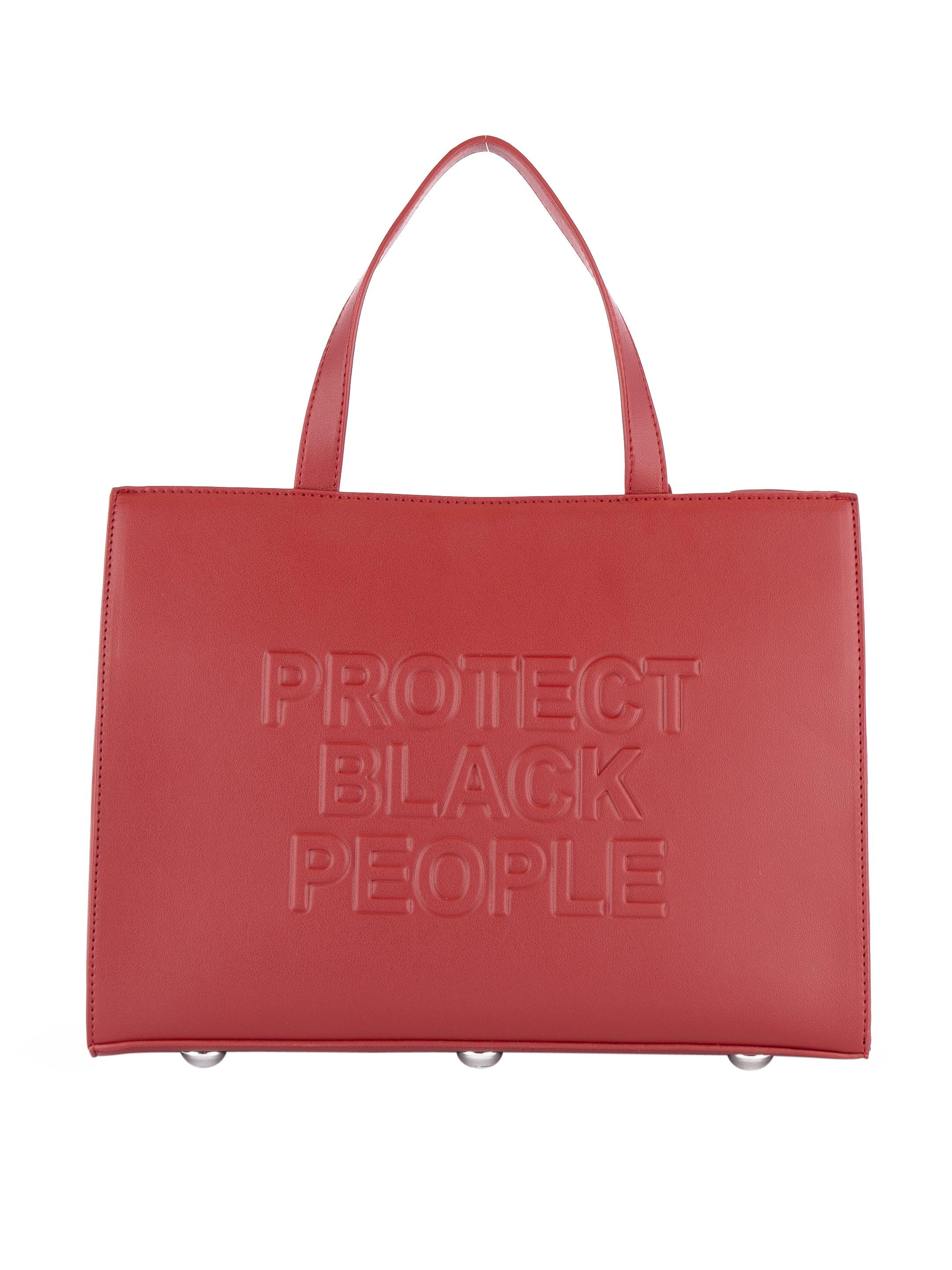 pbp burgundy leather handbag