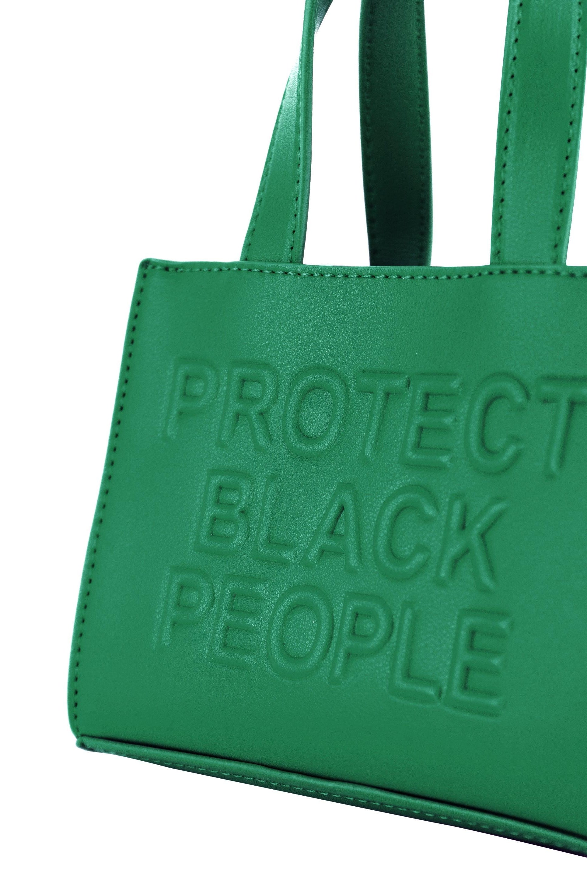 Green Vegan Leather Mini Bag