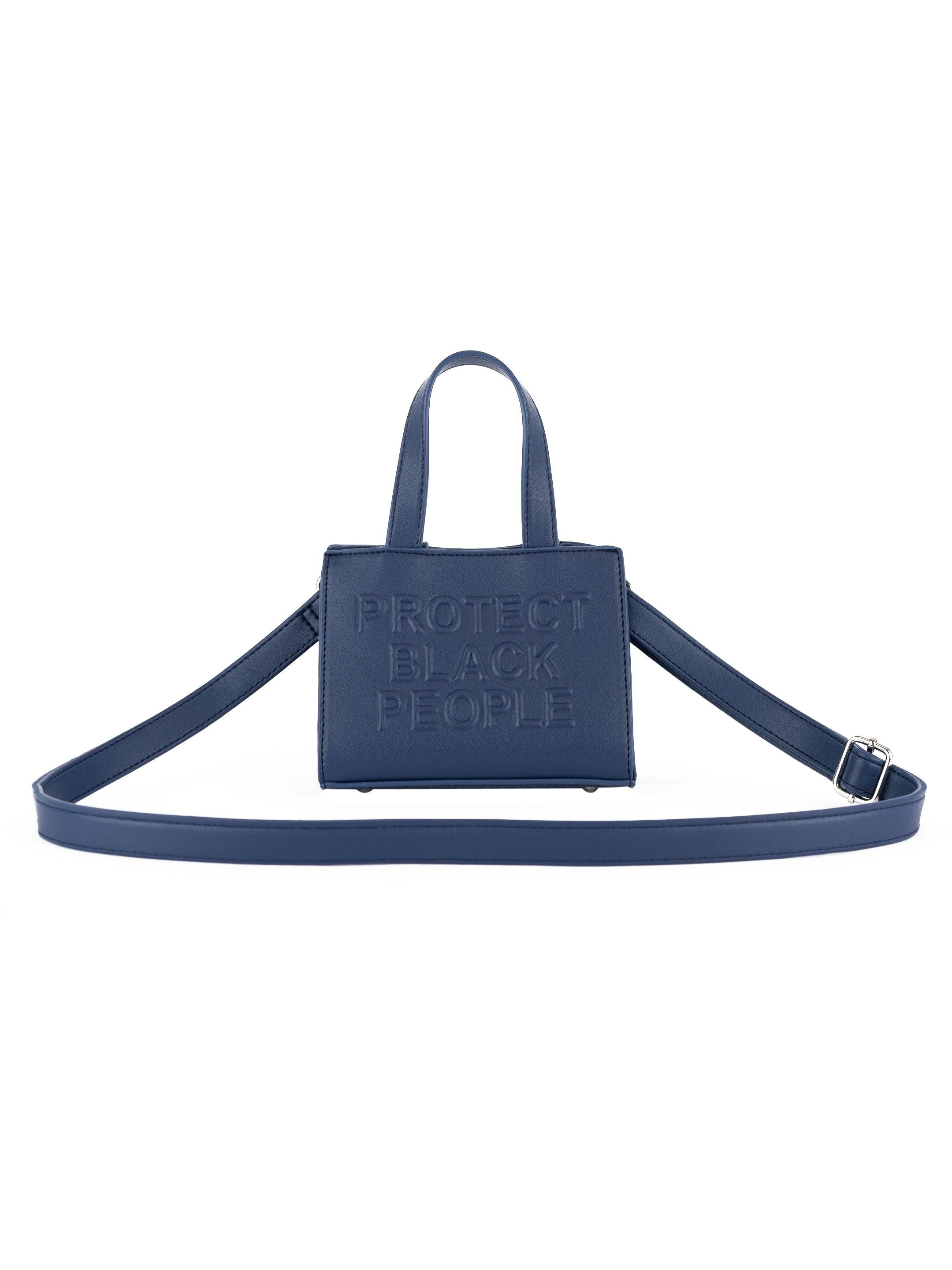Protect Black People VEGAN LEATHER MINI BAG