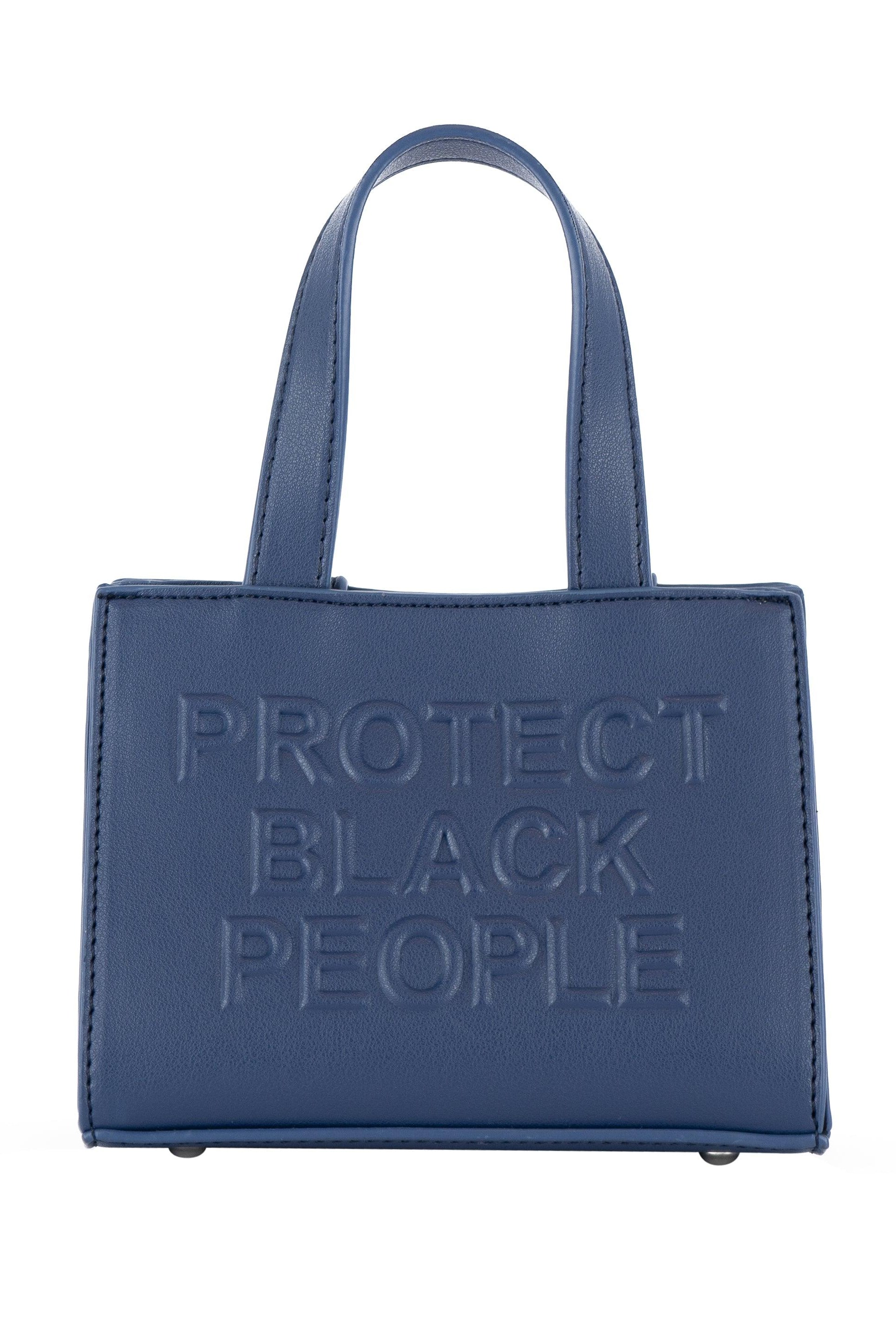 Protect Black People VEGAN LEATHER MINI BAG