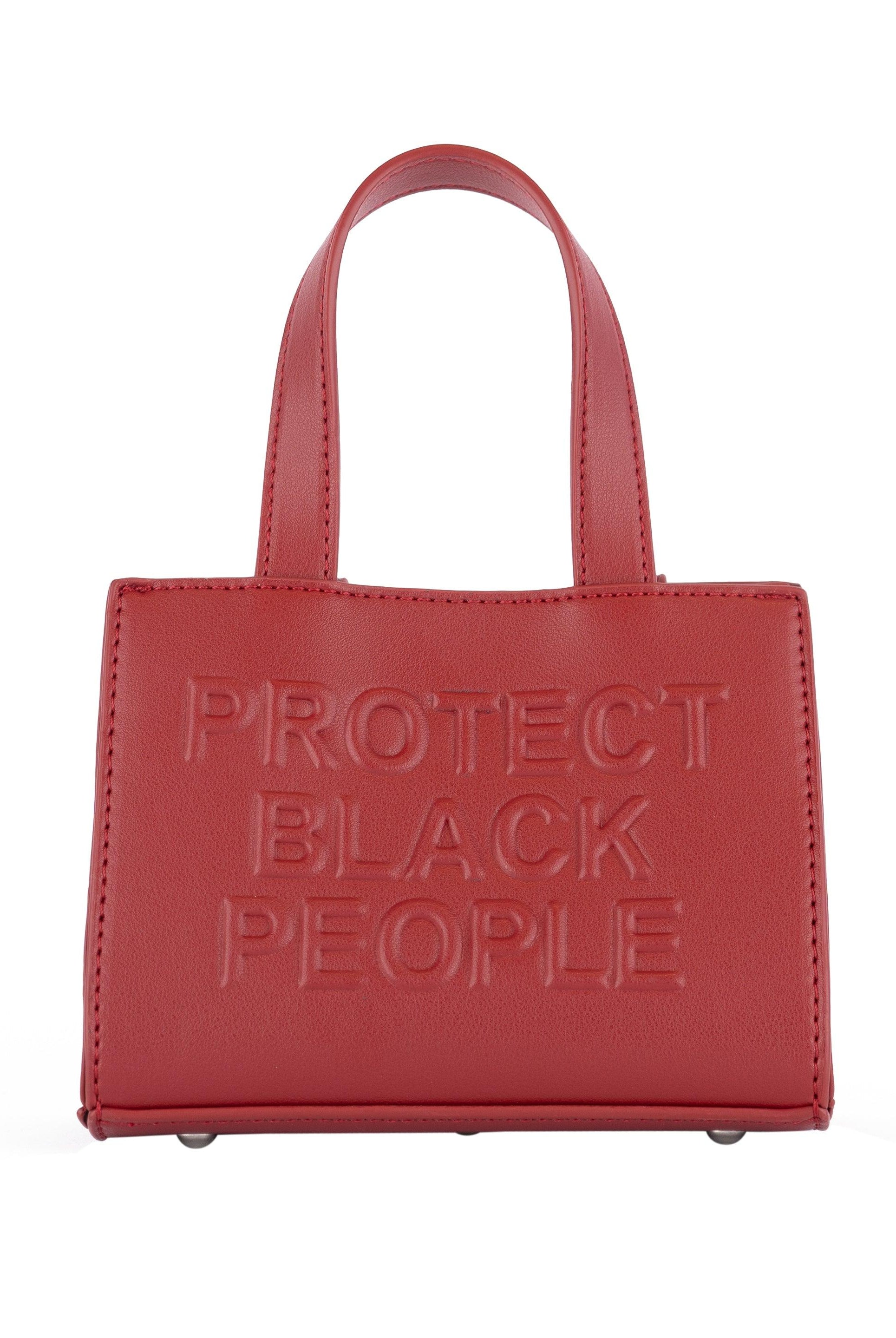 BURGUNDY LEATHER MINI BAG