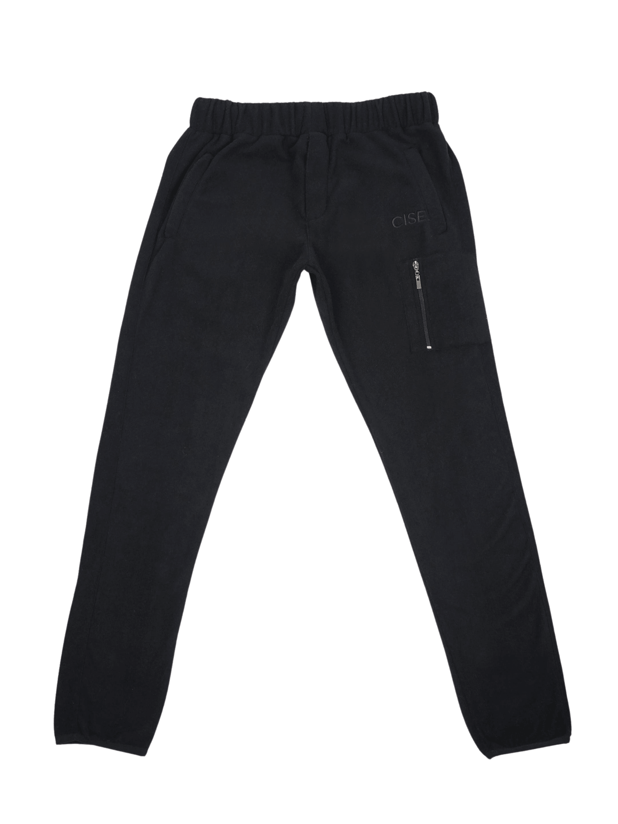 KENNEDY QUARTER-ZIP SWEATPANTS (MATTE BLACK)
