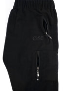 ZIP SWEATPANTS MATTE BLACK
