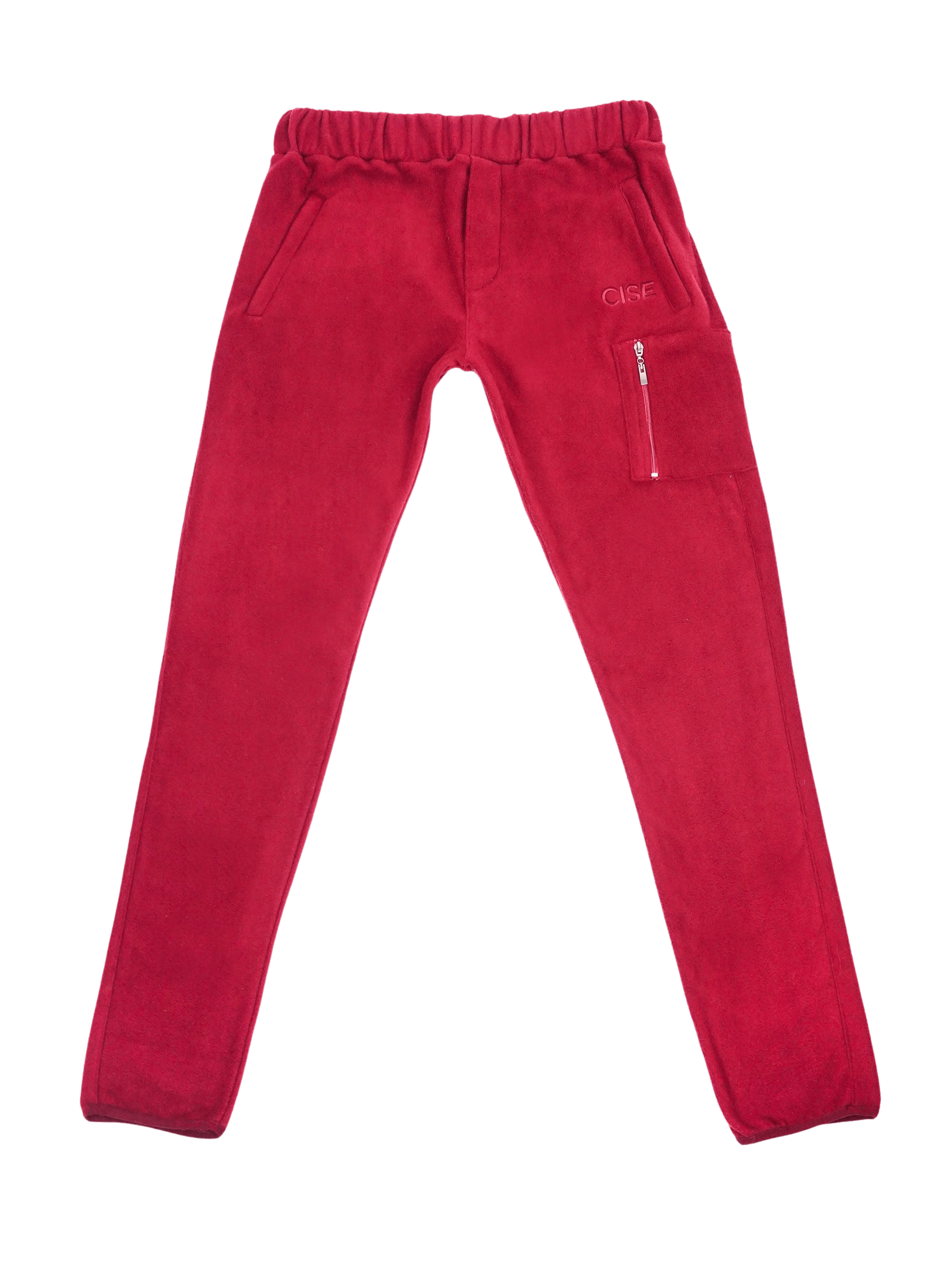 KENNEDY QUARTER-ZIP SWEATPANTS (MERLOT)