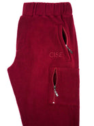 ZIP SWEATPANTS MERLOT