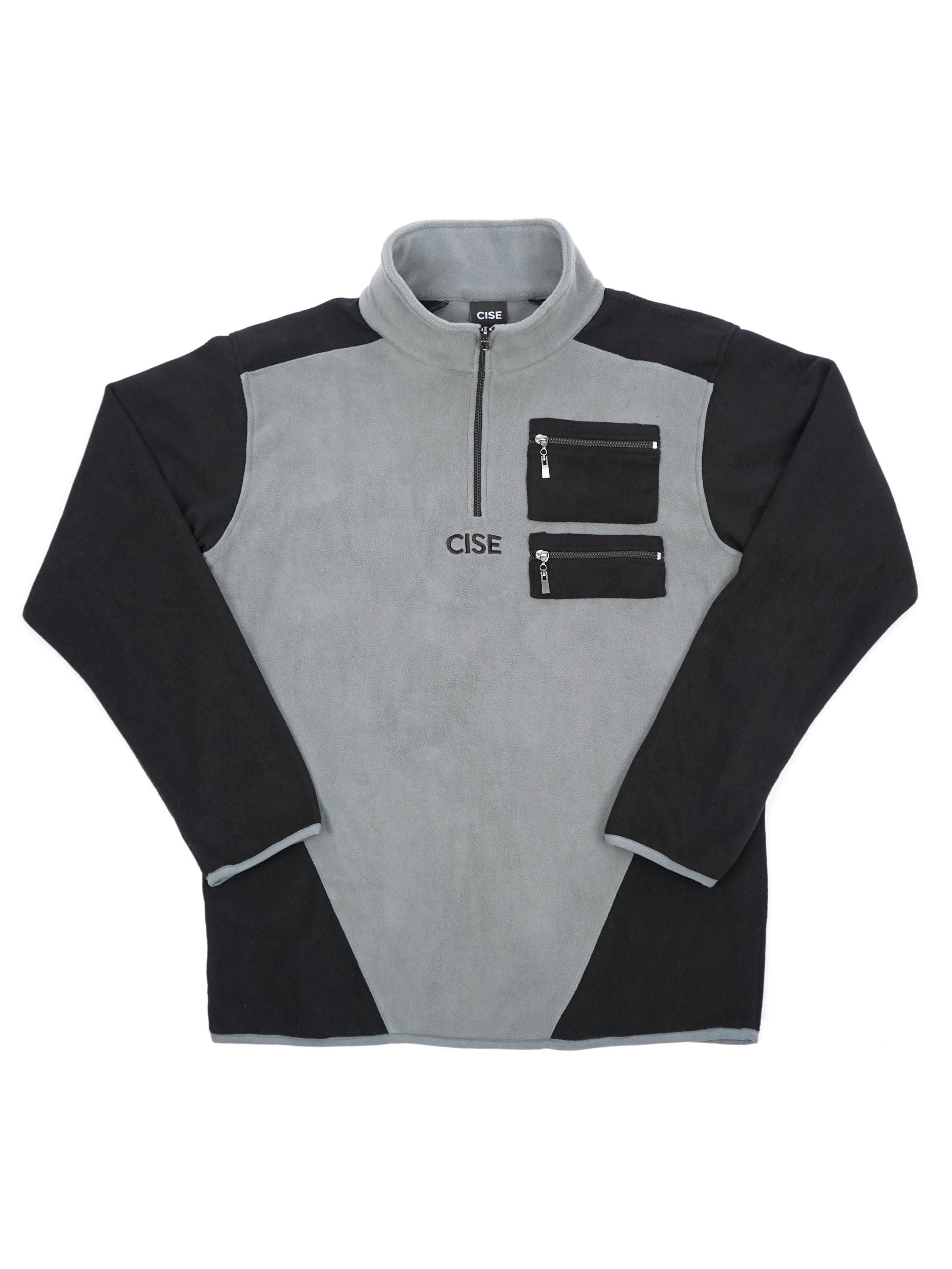 KENNEDY QUARTER - ZIP PULLOVER ONYX GREY