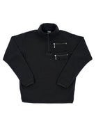 KENNEDY QUARTER ZIP PULLOVER (MATTE BLACK)
