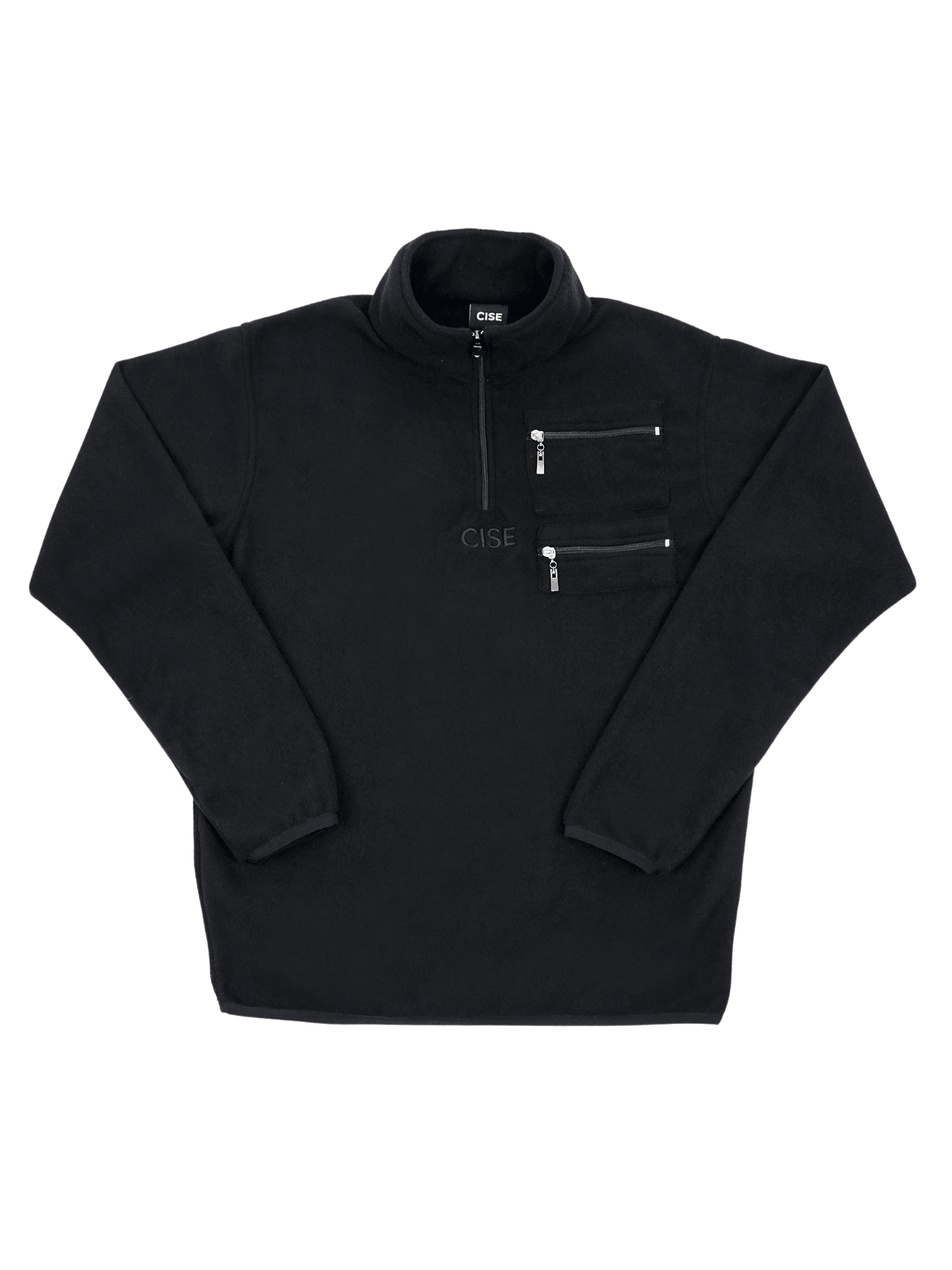 KENNEDY QUARTER ZIP PULLOVER (MATTE BLACK)