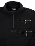 KENNEDY QUARTER ZIP PULLOVER MATTE BLACK