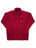 KENNEDY QUARTER - ZIP PULLOVER MERLOT
