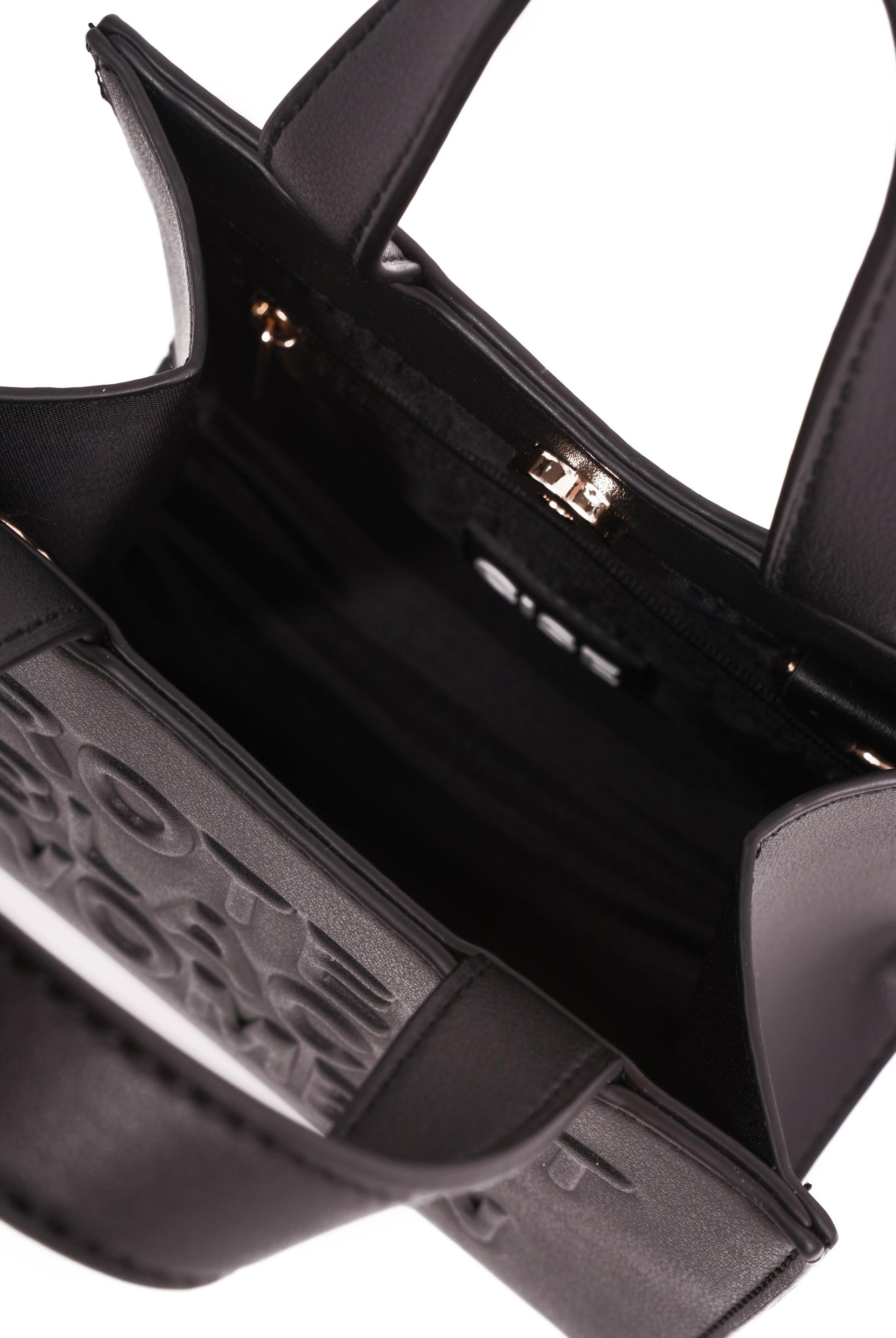 Vegan Leather Black Mini Bag