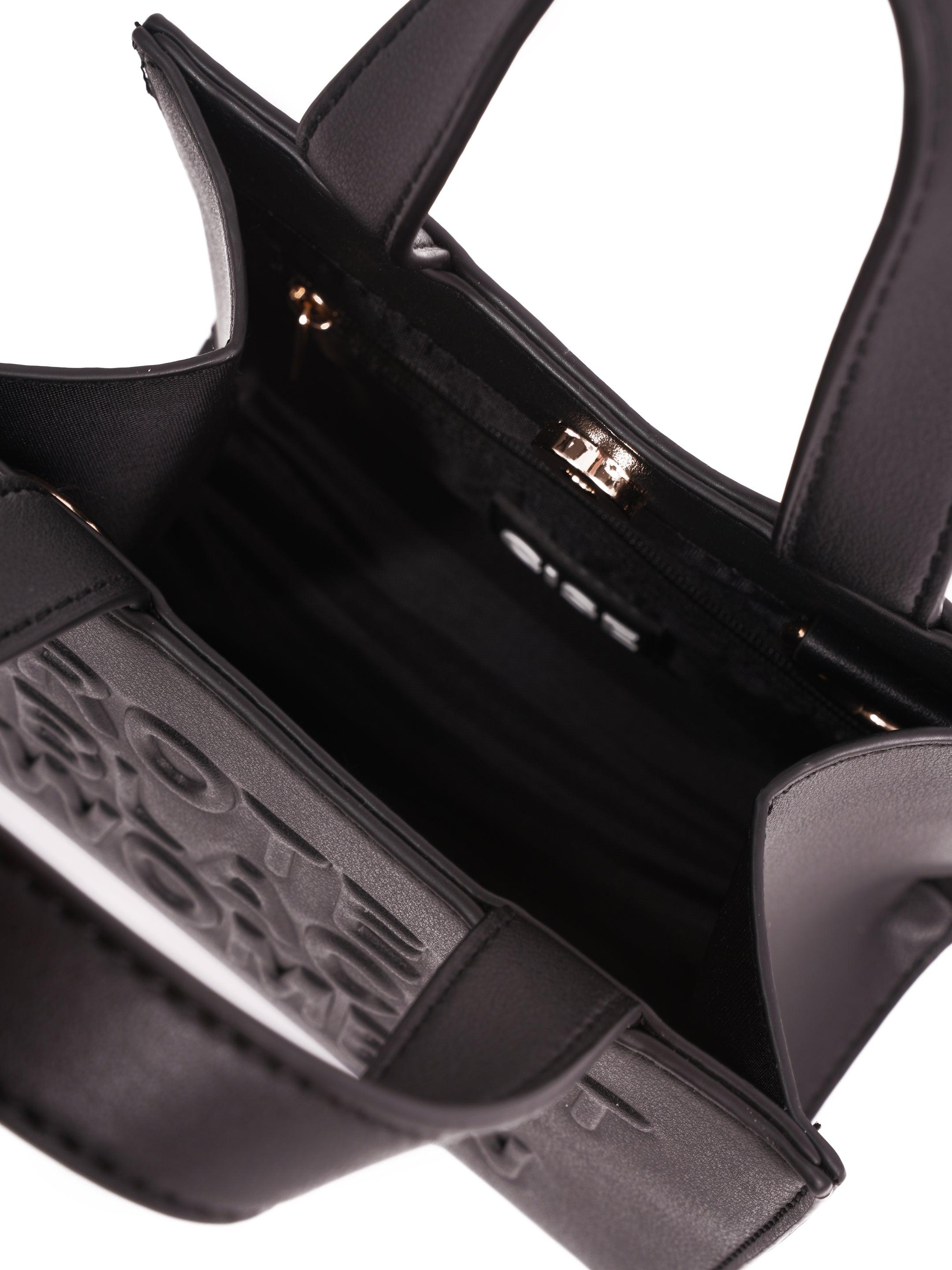 Vegan Leather Black Mini Bag