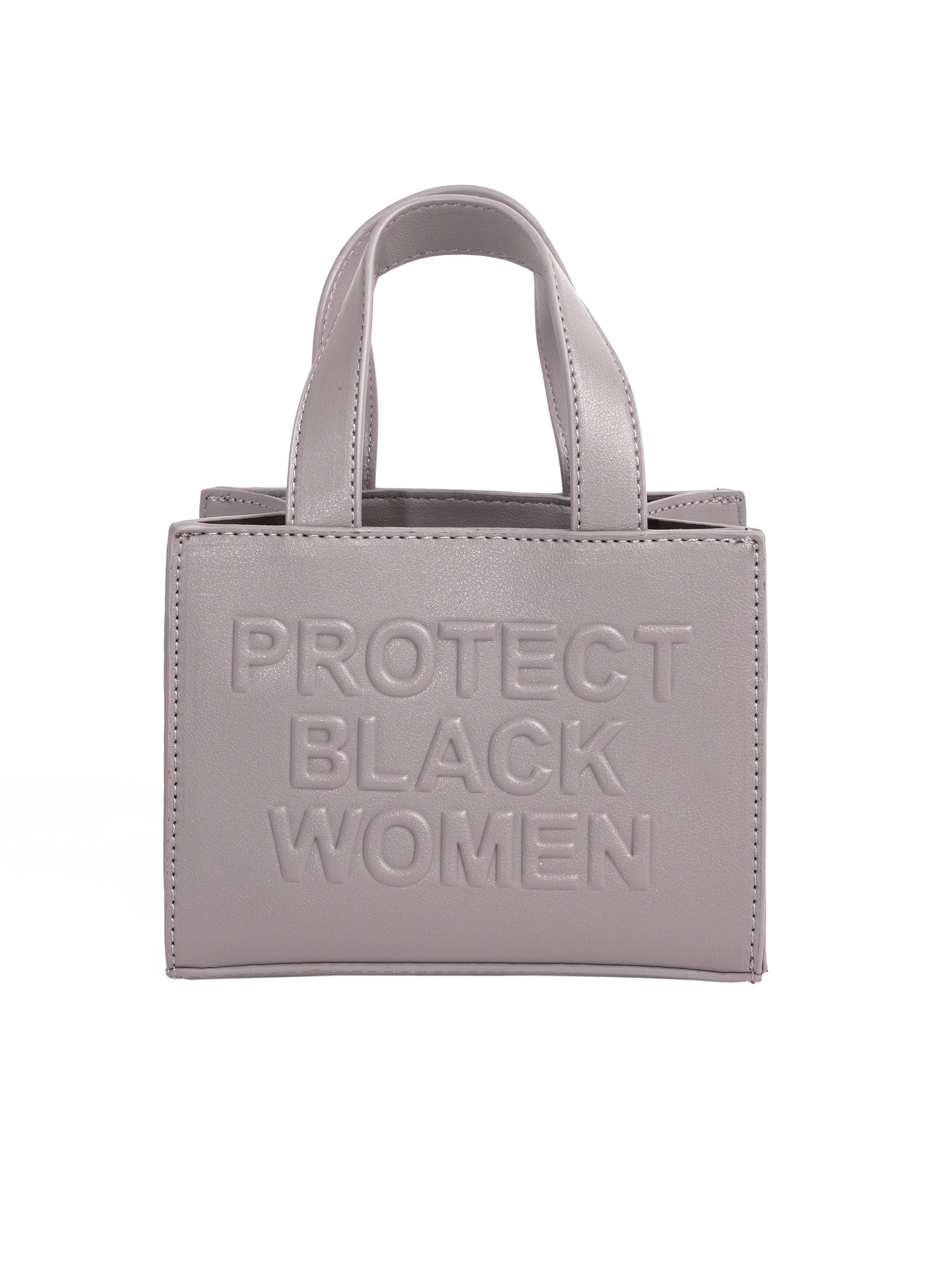 Vegan Leather Mini Bag (Smoke)