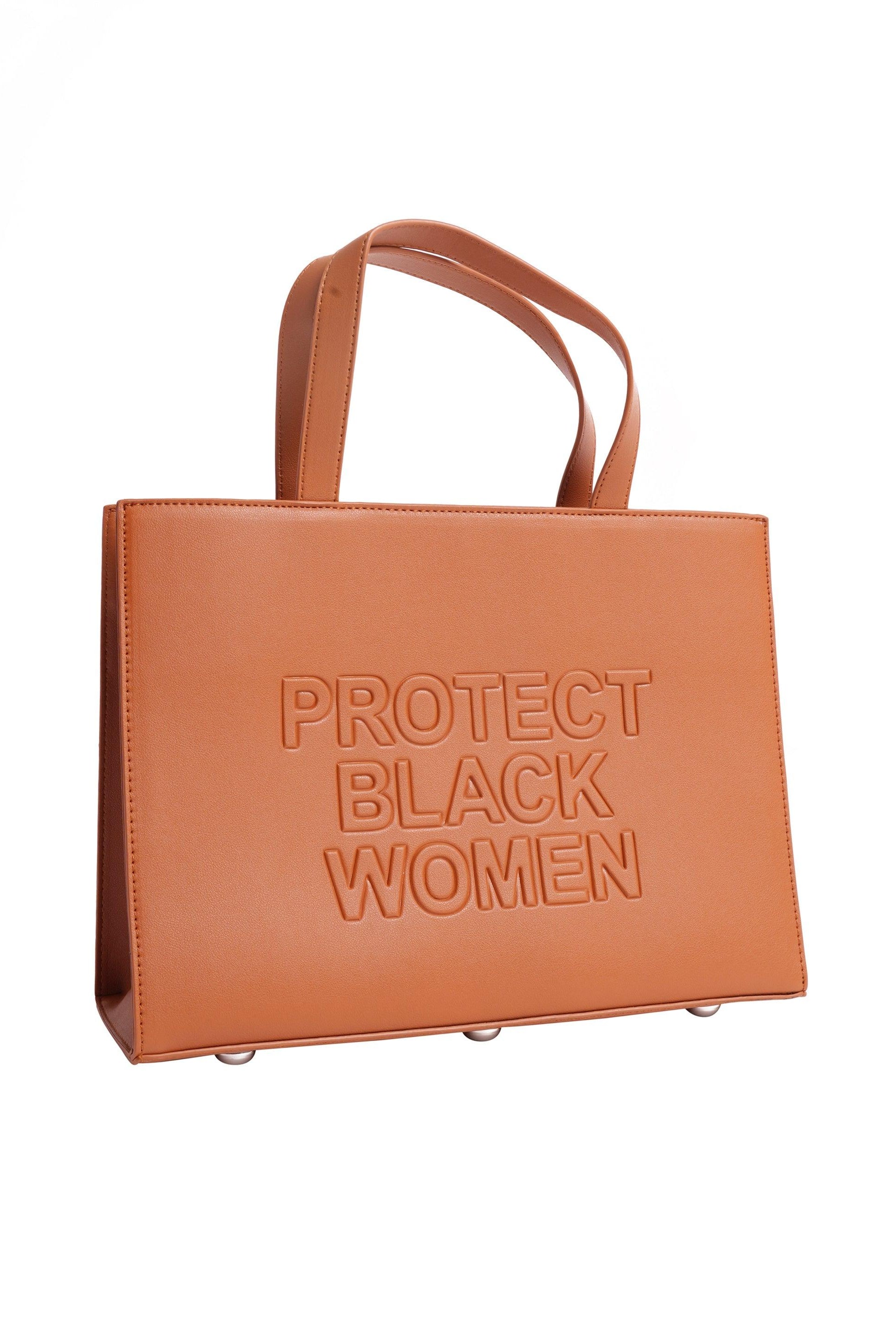 Vegan Leather Cognac Bag