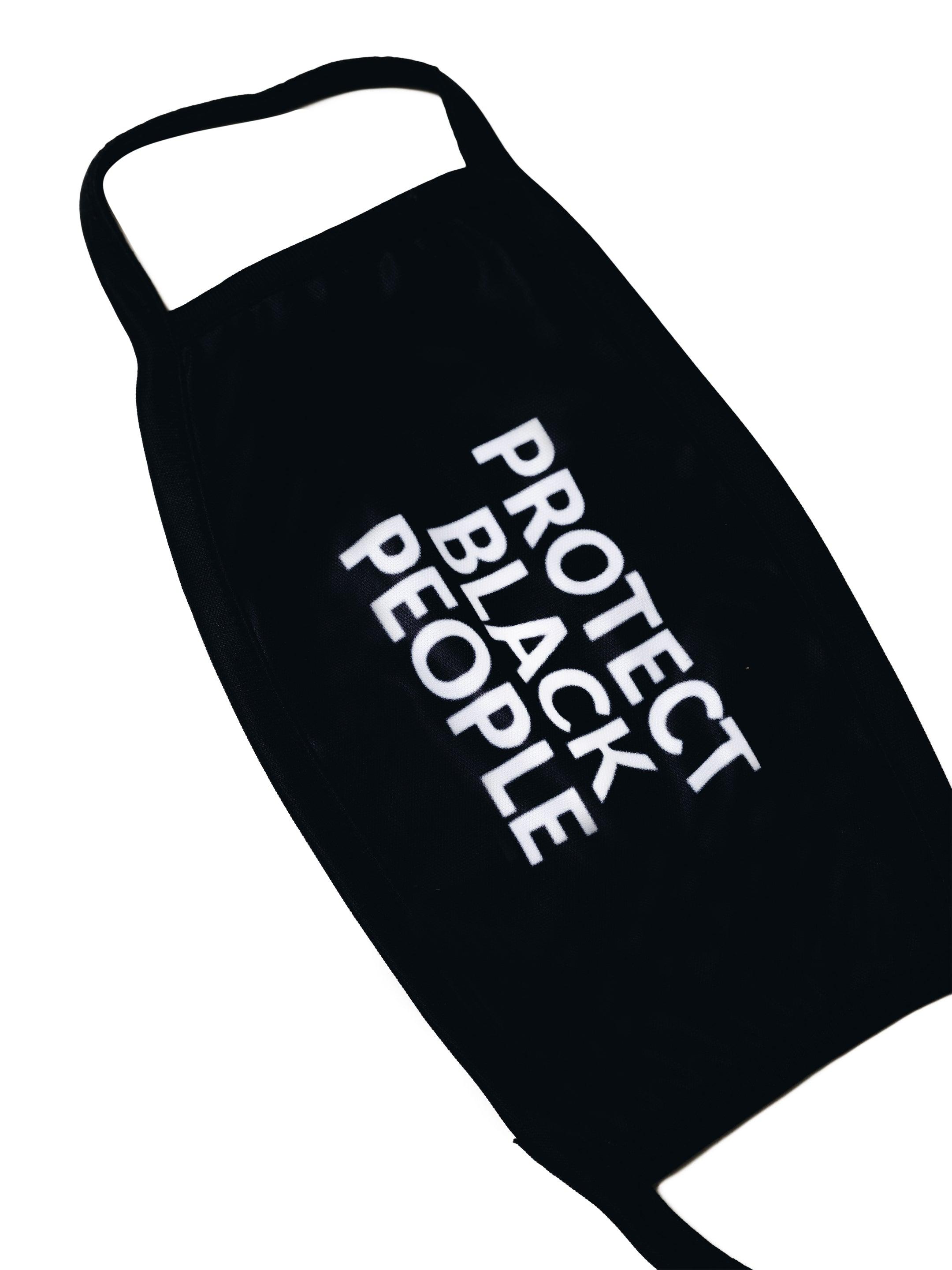 Statement Protect Black People Mask (Black)